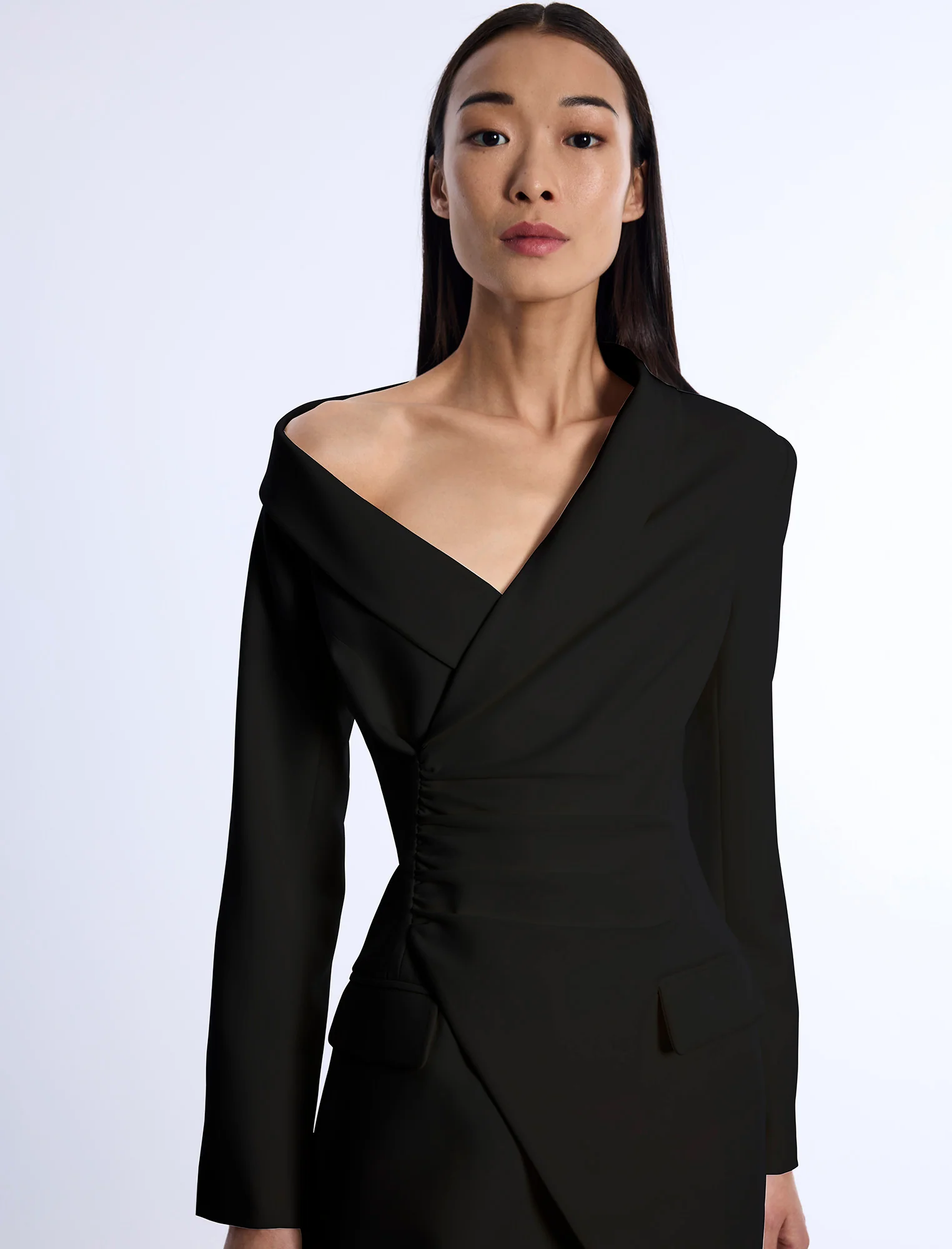 Asymmetrical Off Shoulder Dress - Image 6
