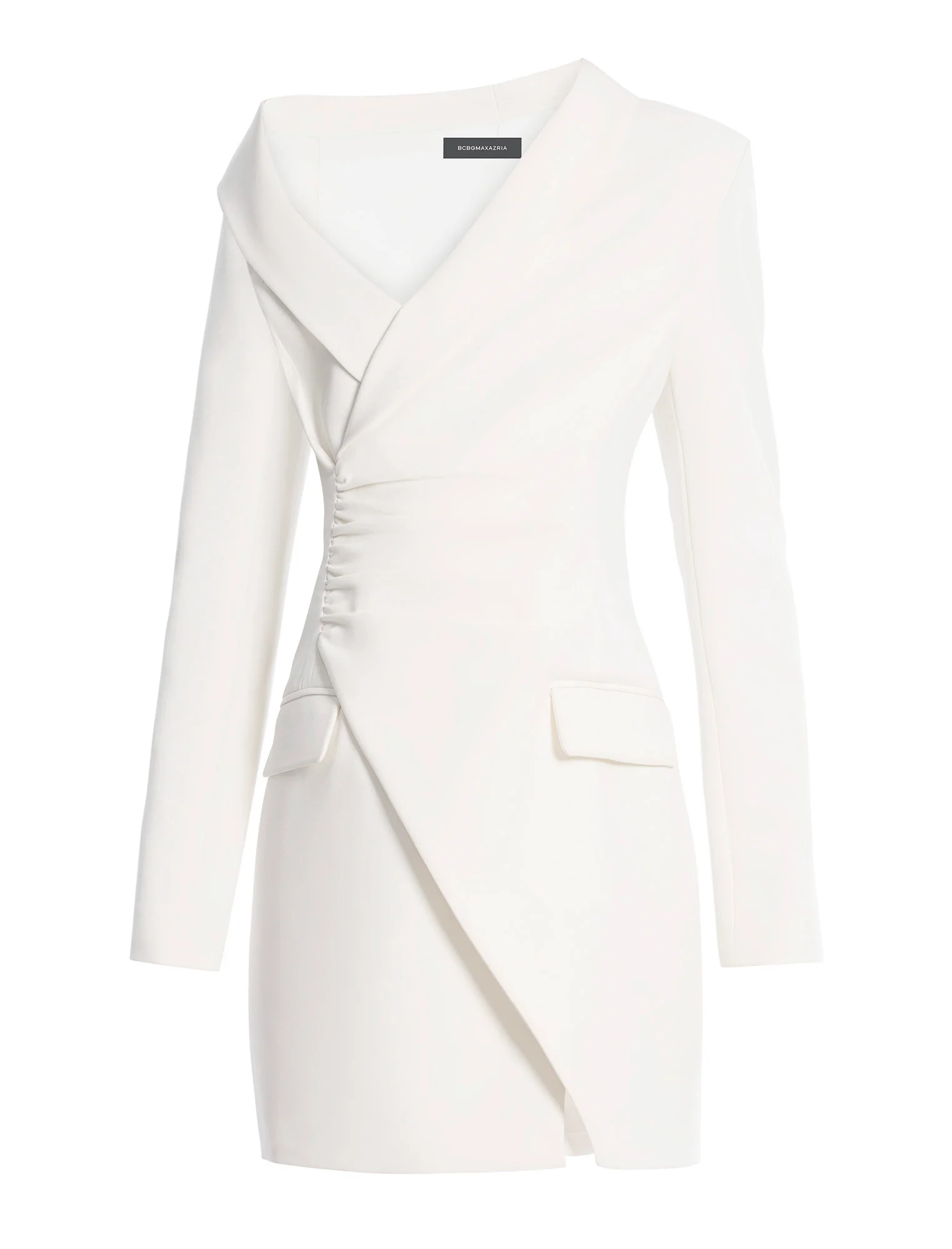 Asymmetrical Off Shoulder Dress - Image 9
