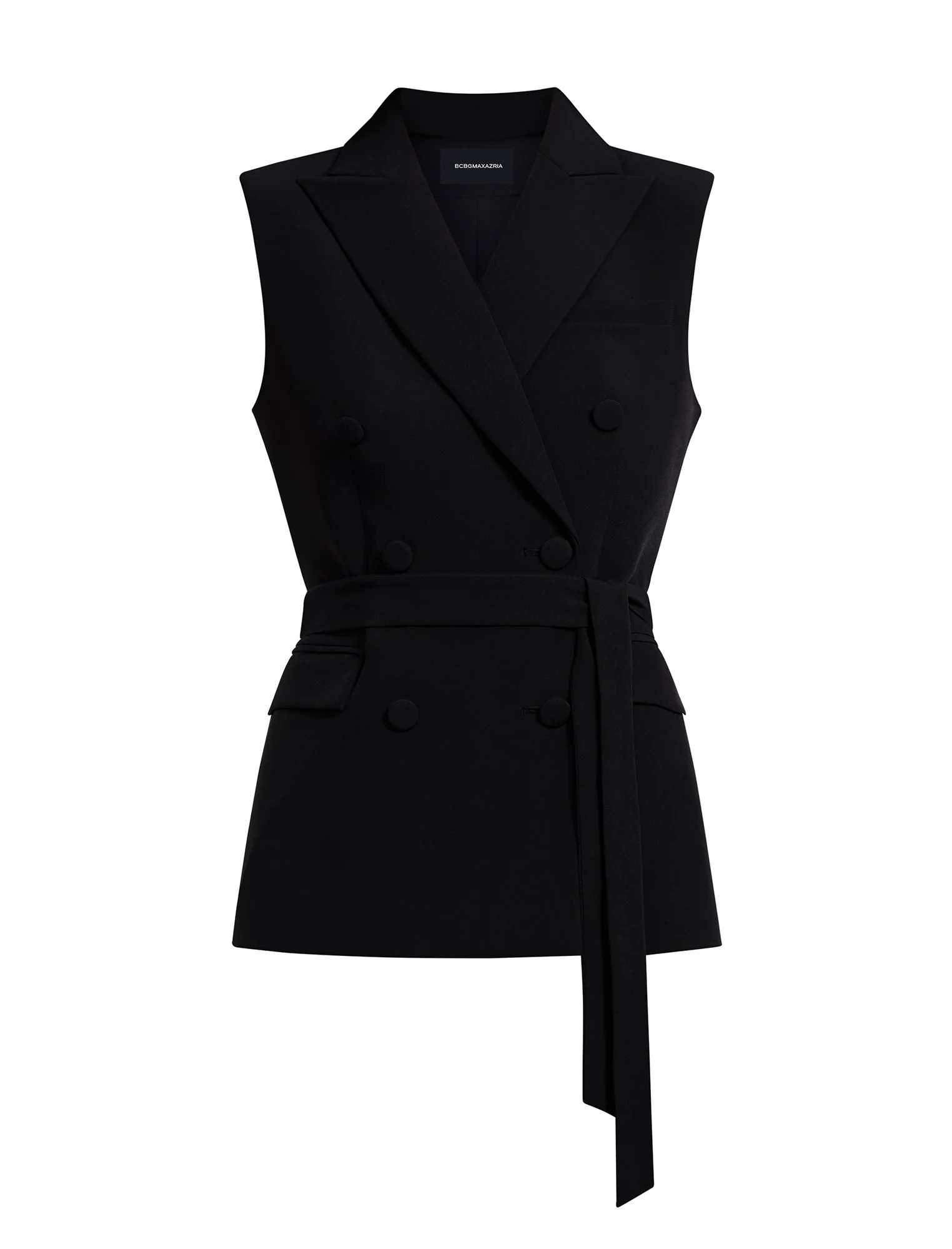 Belted Double Breasted Vest - Image 8