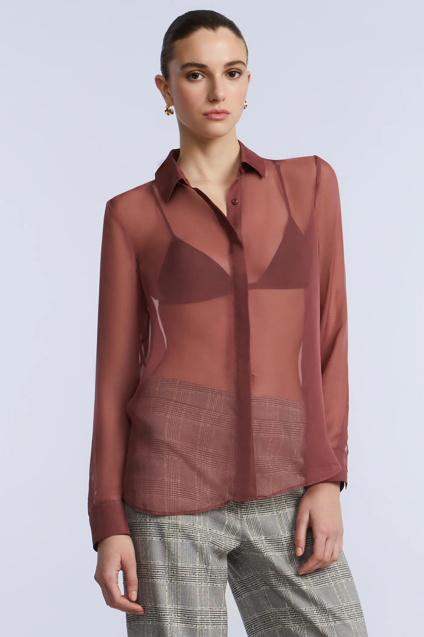 Chiffon Button Down - Image 2