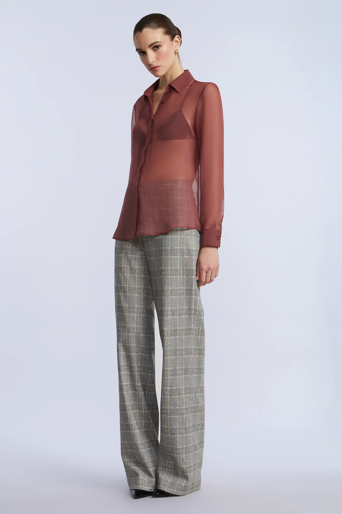 Chiffon Button Down - Image 4