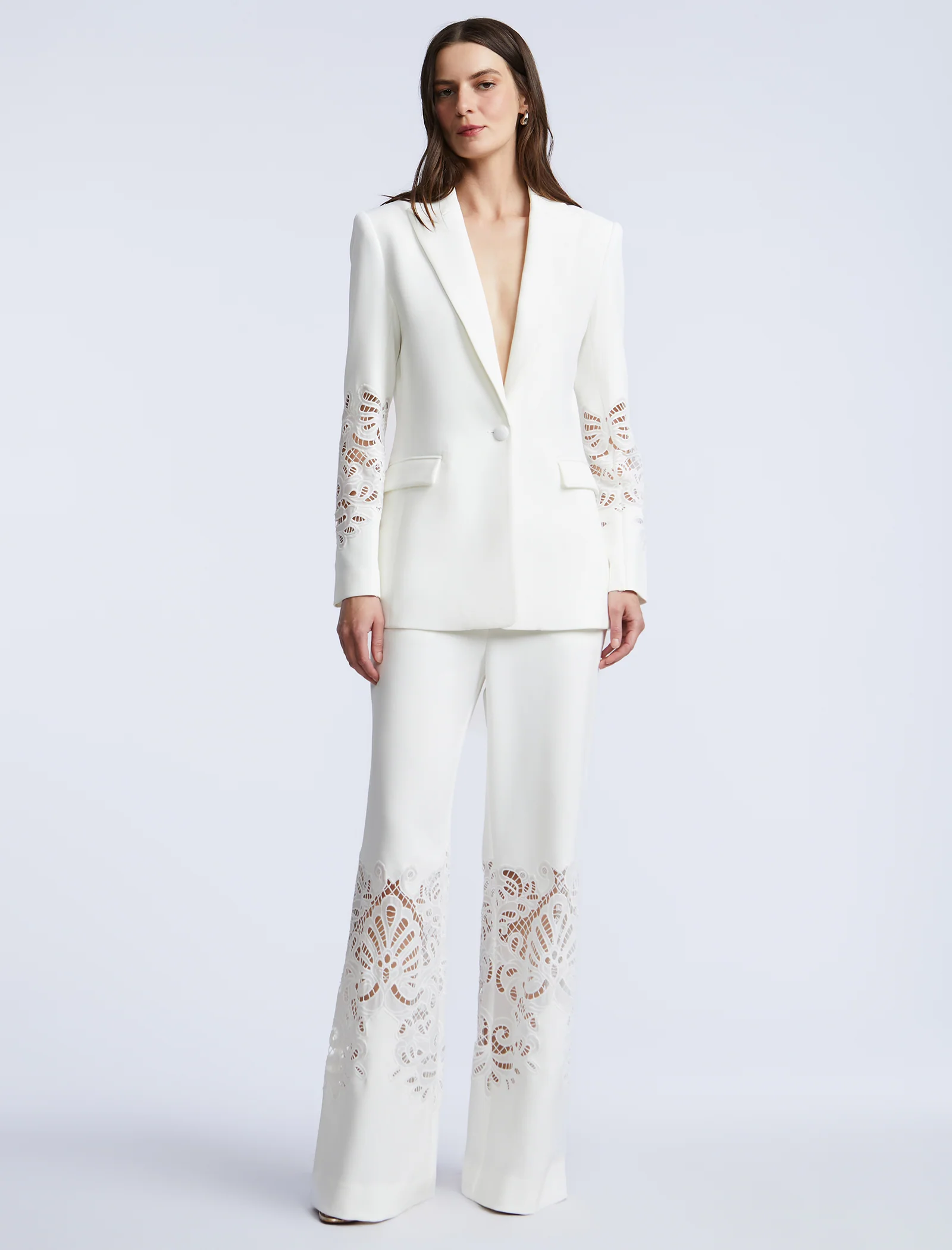 Combo Blazer Notch Lapel
