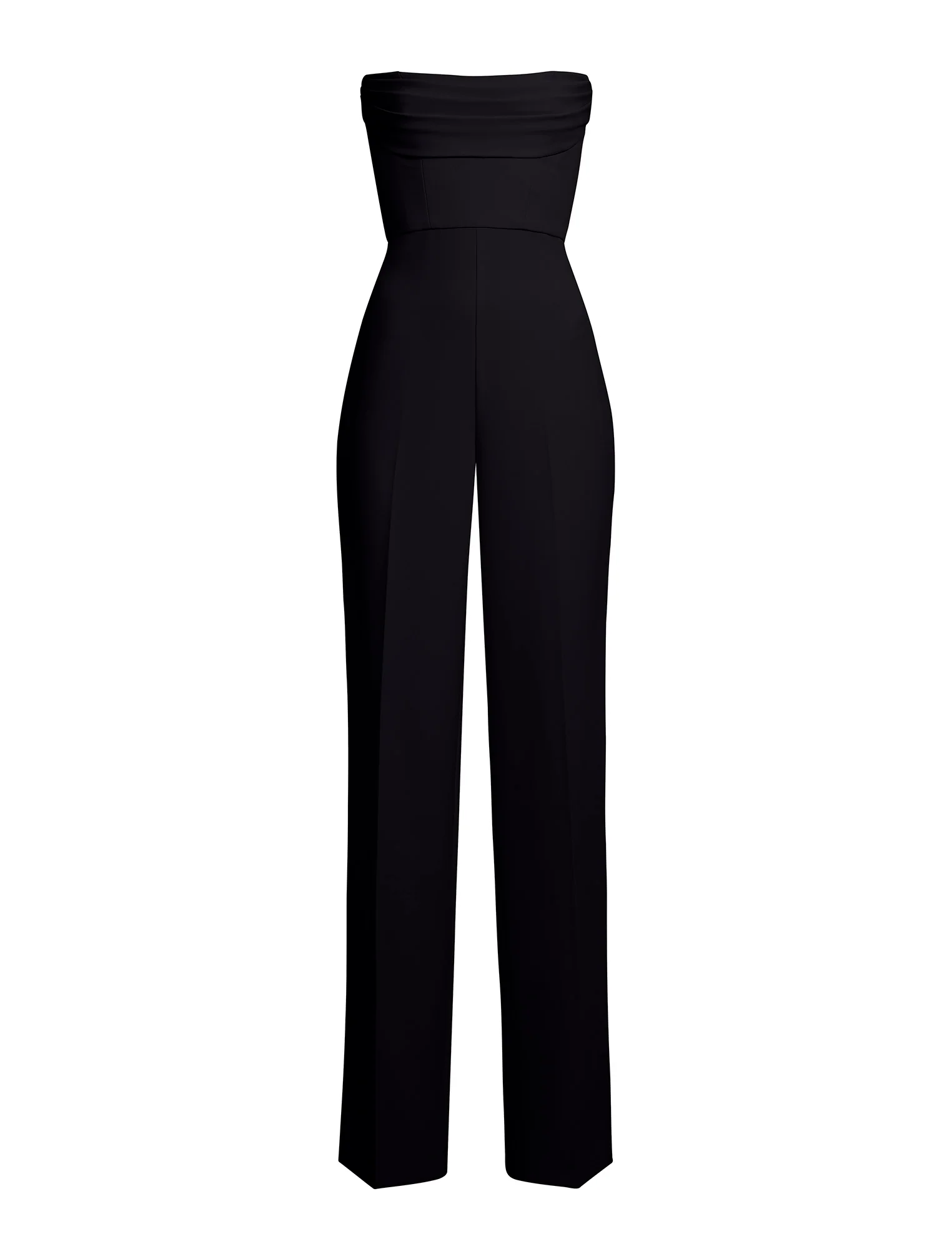 Corset Jumpsuit With Drape - Image 9