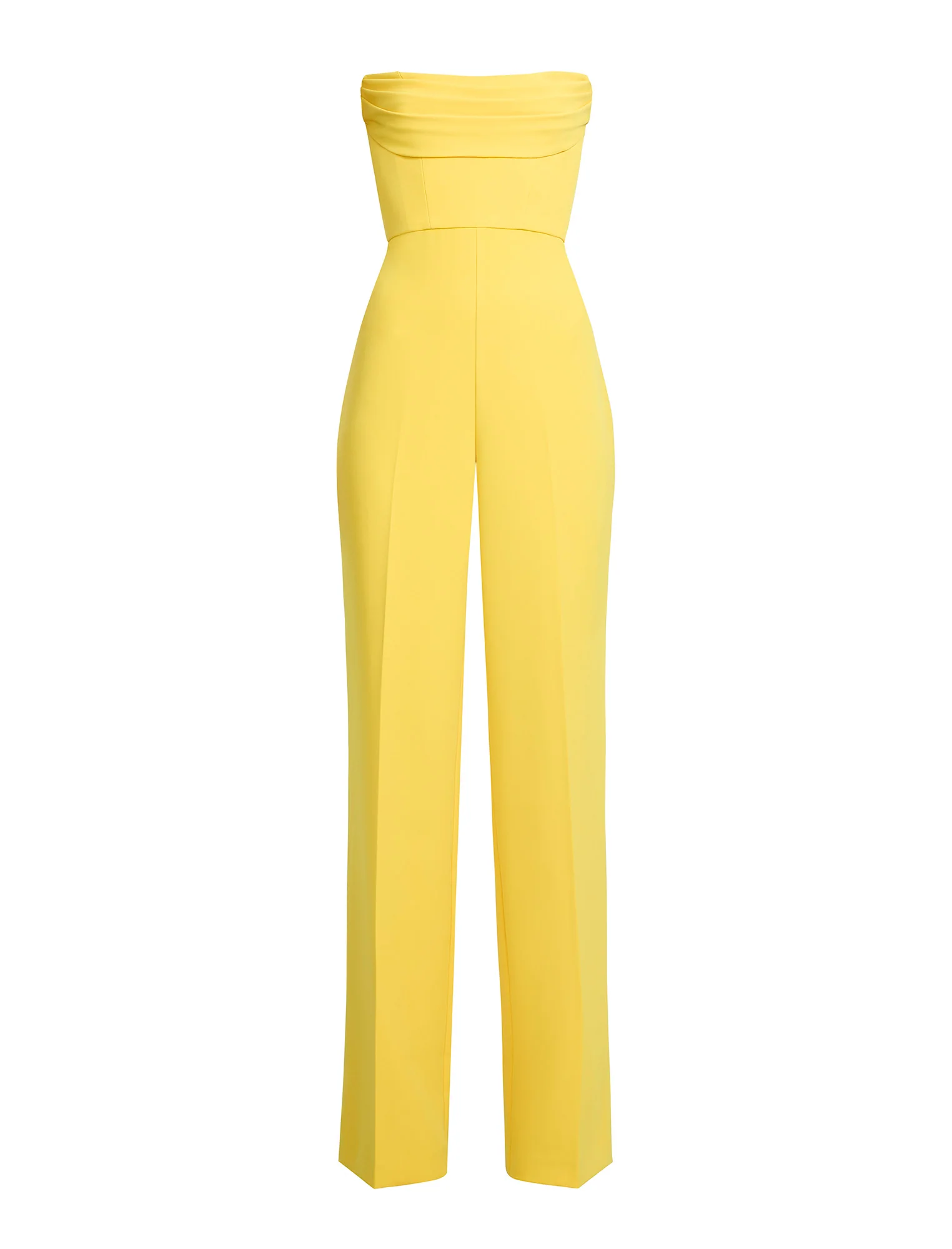 Corset Jumpsuit With Drape - Image 9
