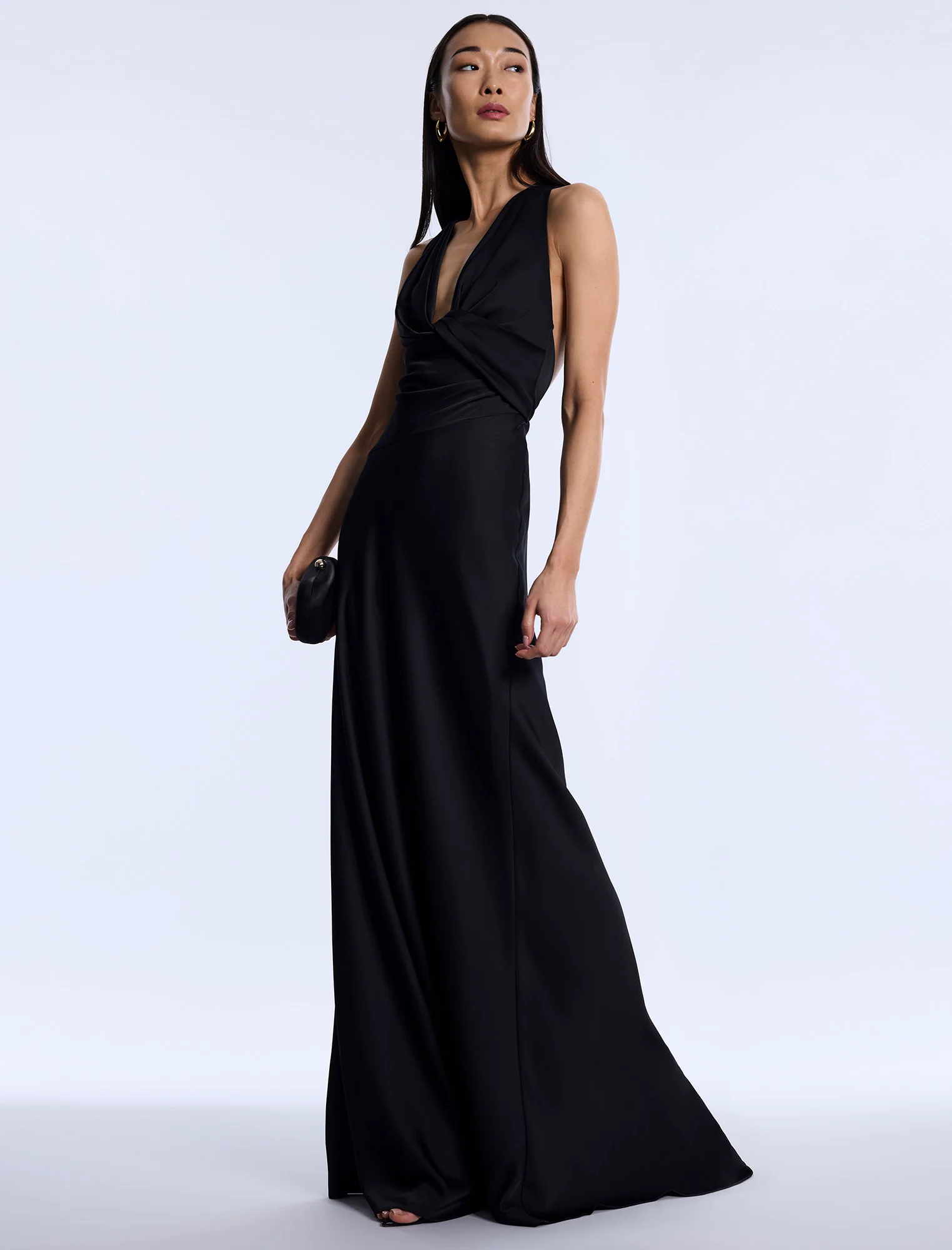 Cowl Neck Halter Gown - Image 6