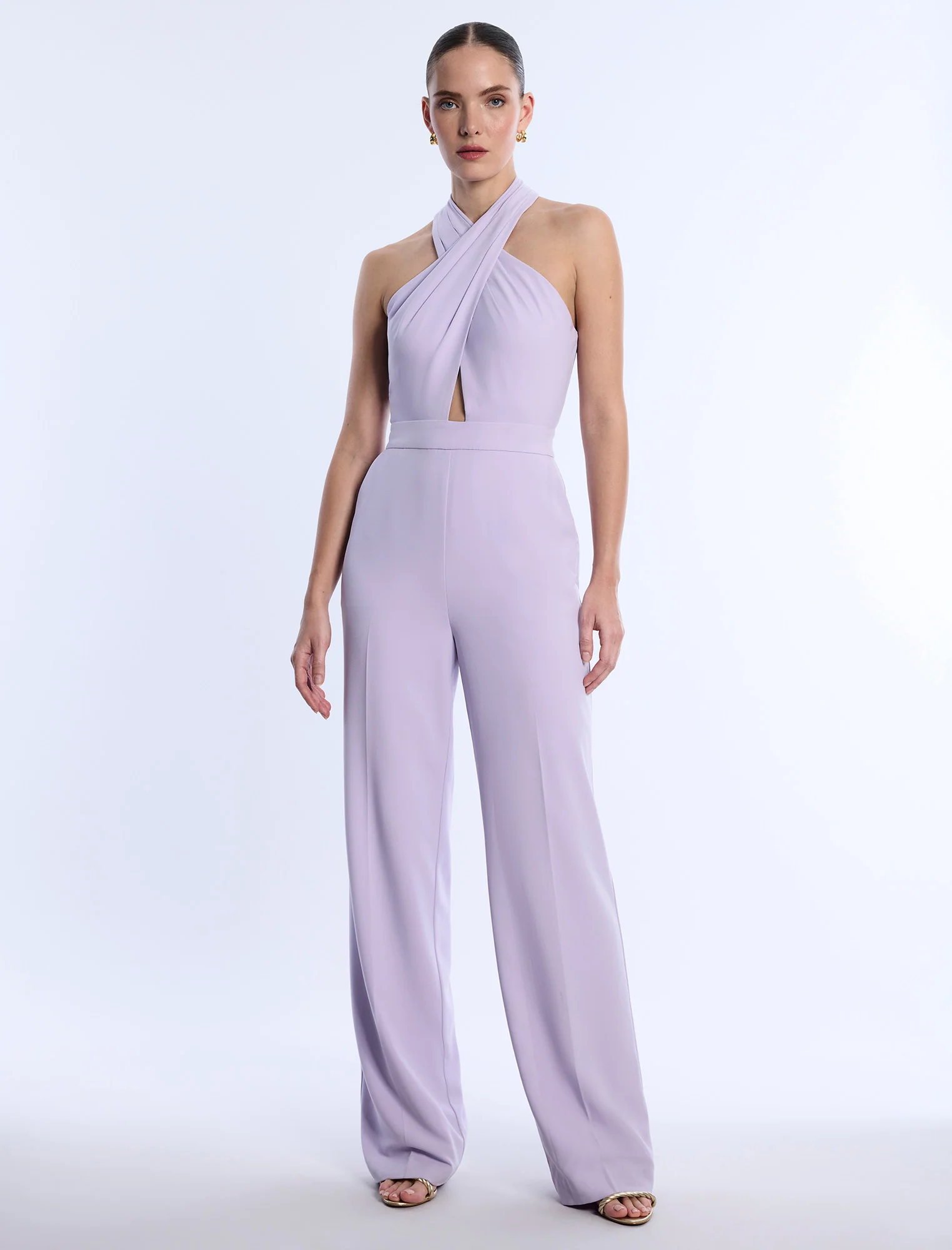 Cross Neck Jumpsuit - Image 4
