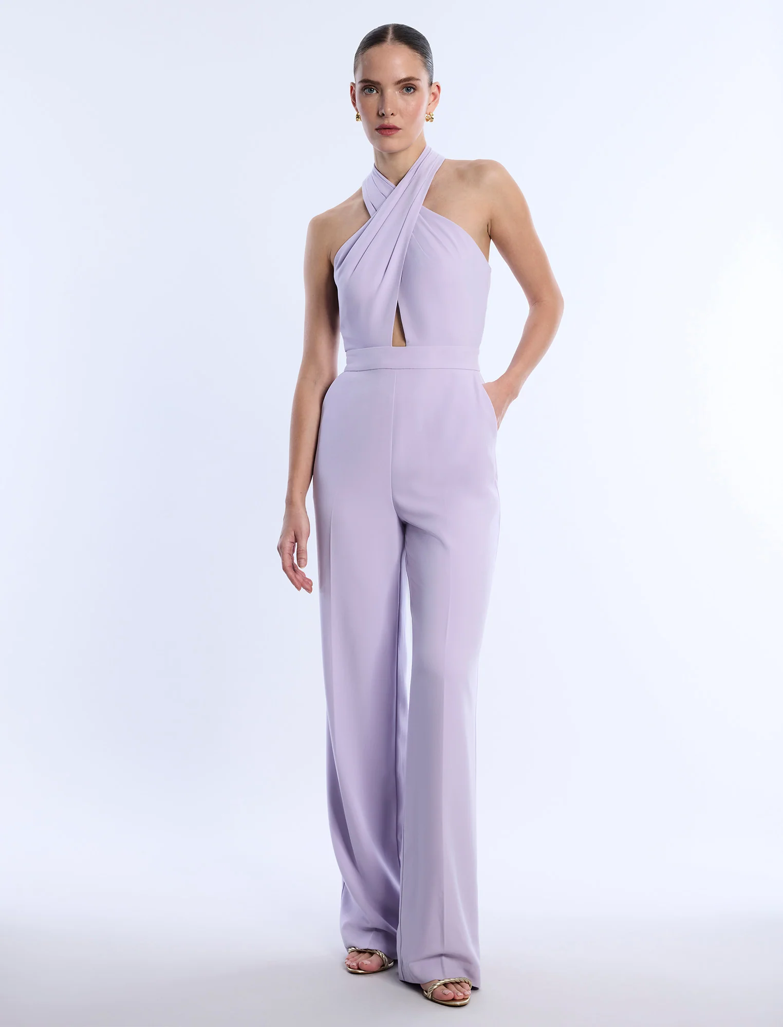 Cross Neck Jumpsuit - Image 5