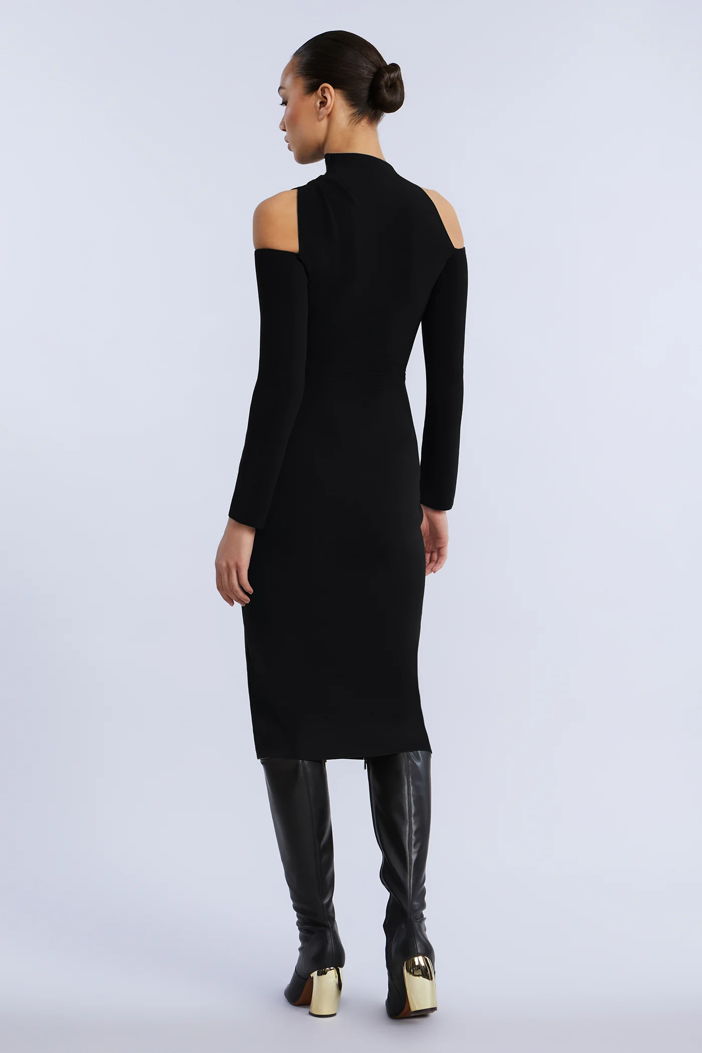 Cutout Cold Shoulder Dress - Image 2