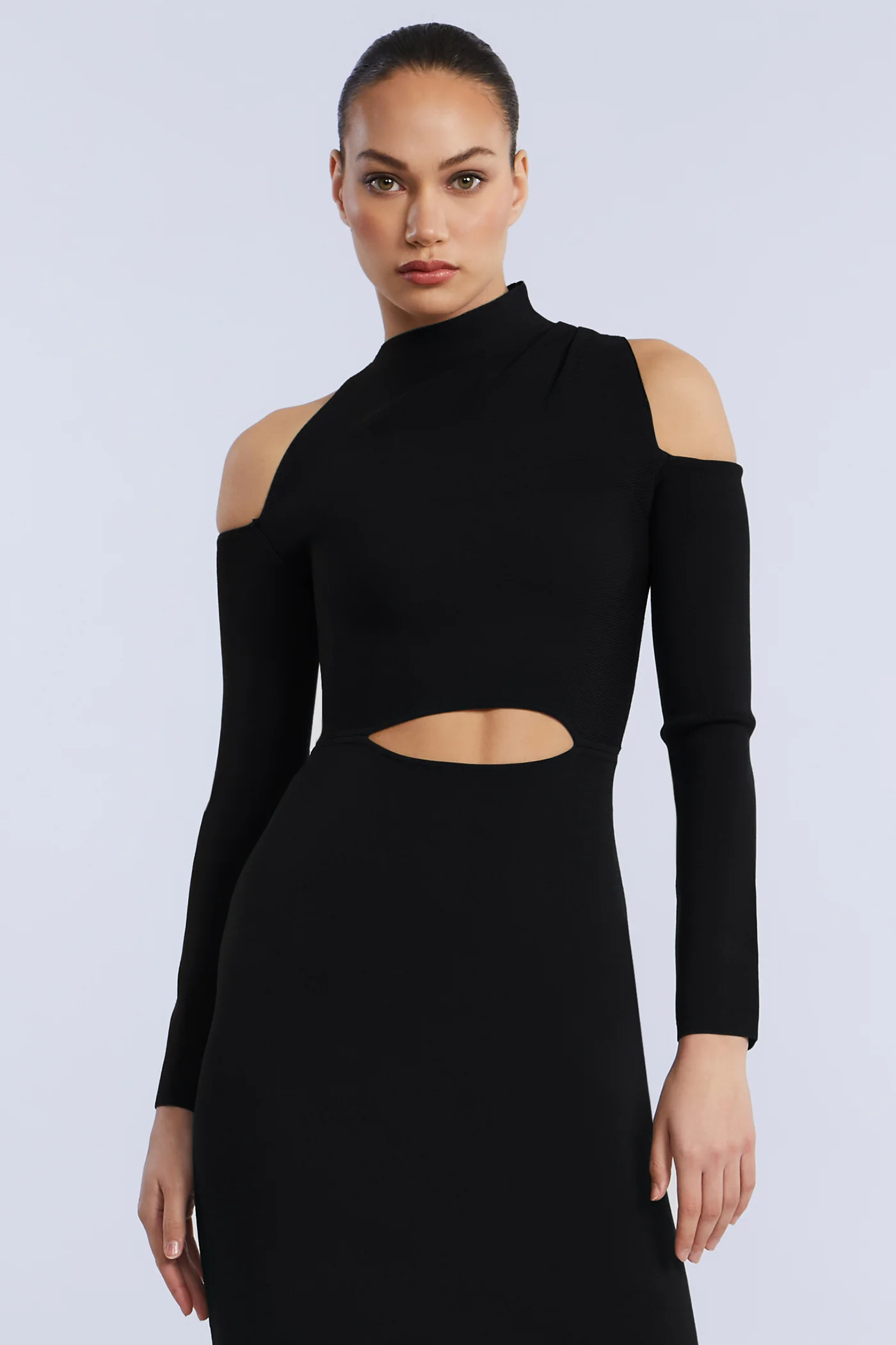 Cutout Cold Shoulder Dress - Image 4