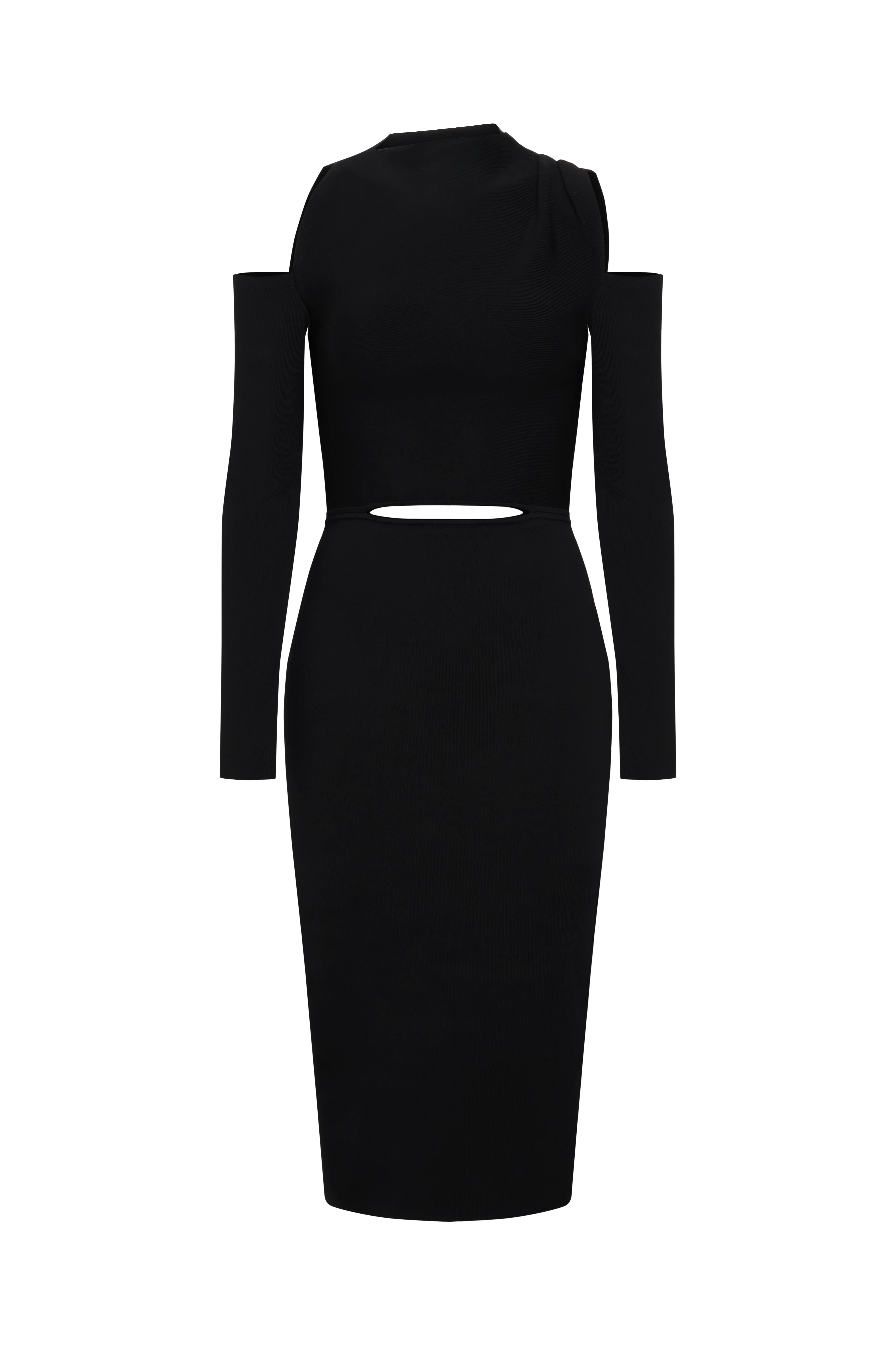 Cutout Cold Shoulder Dress - Image 9