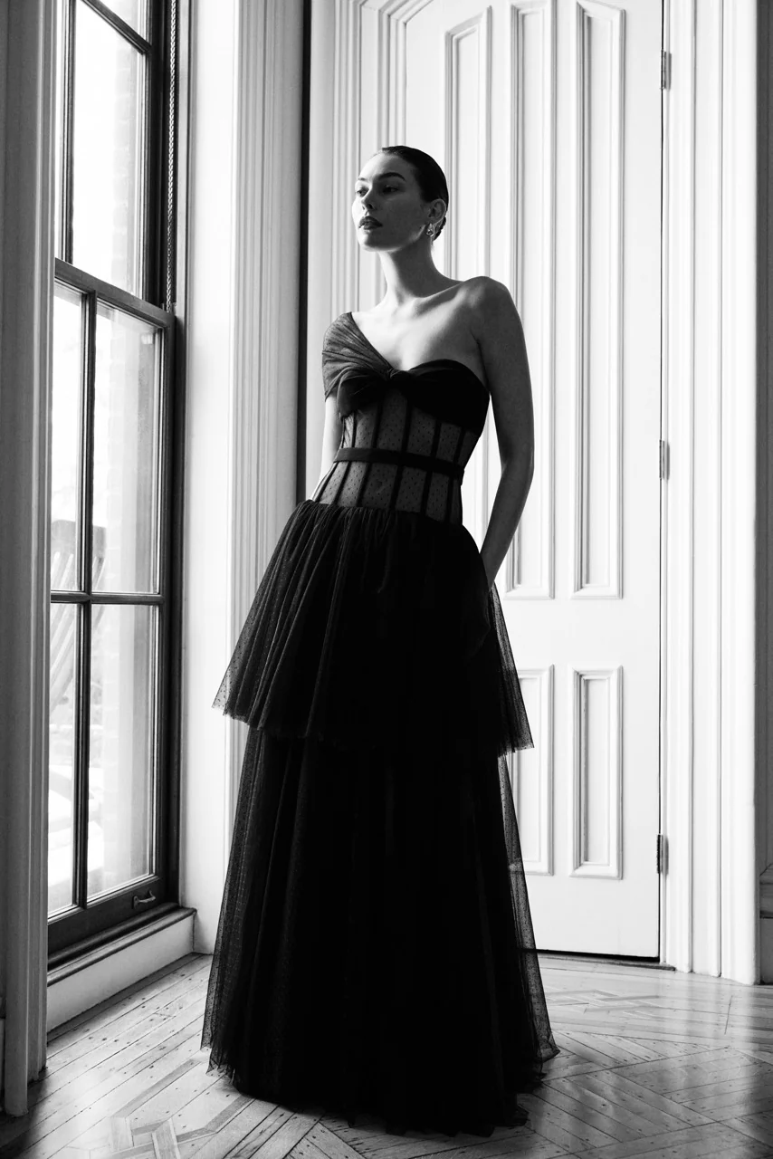 Dot Tulle Gown - Image 4