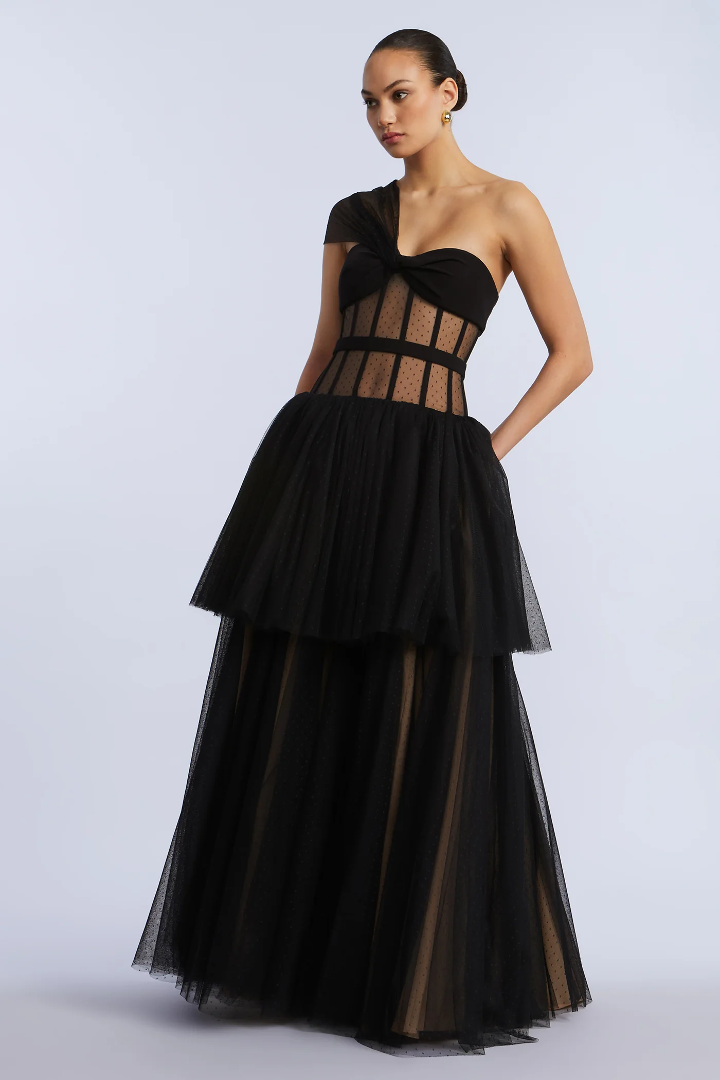 Dot Tulle Gown - Image 5