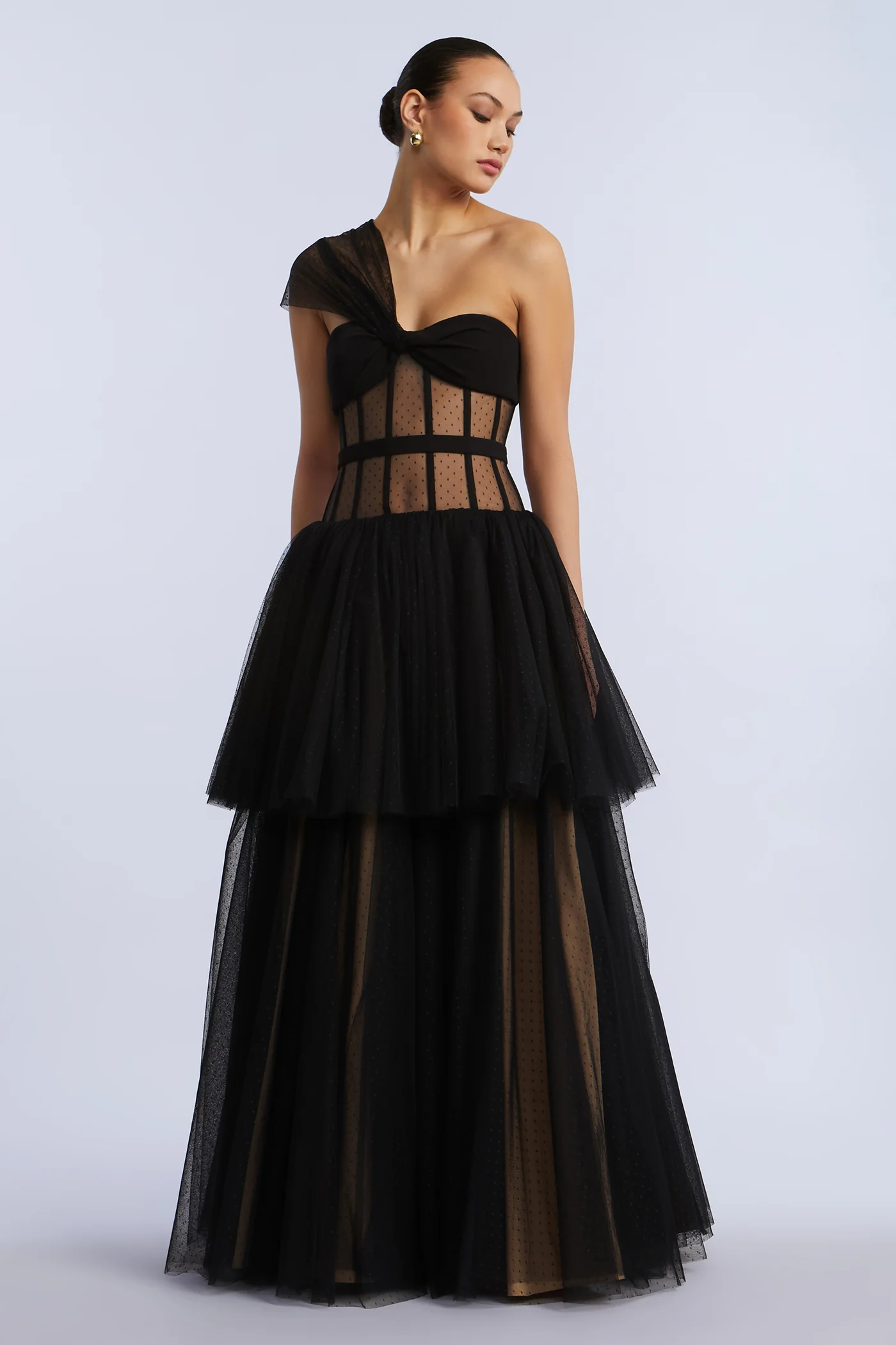 Dot Tulle Gown - Image 6