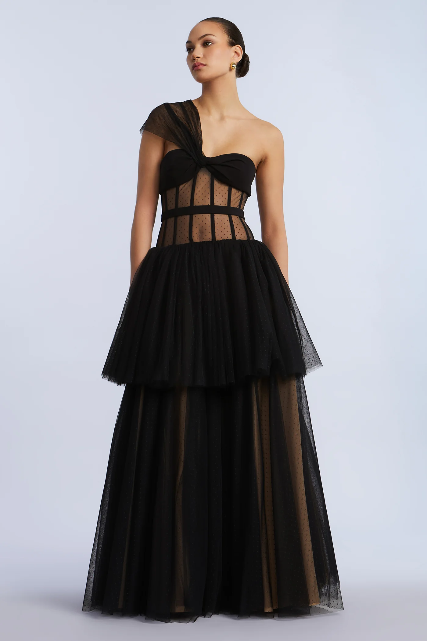 Dot Tulle Gown - Image 7