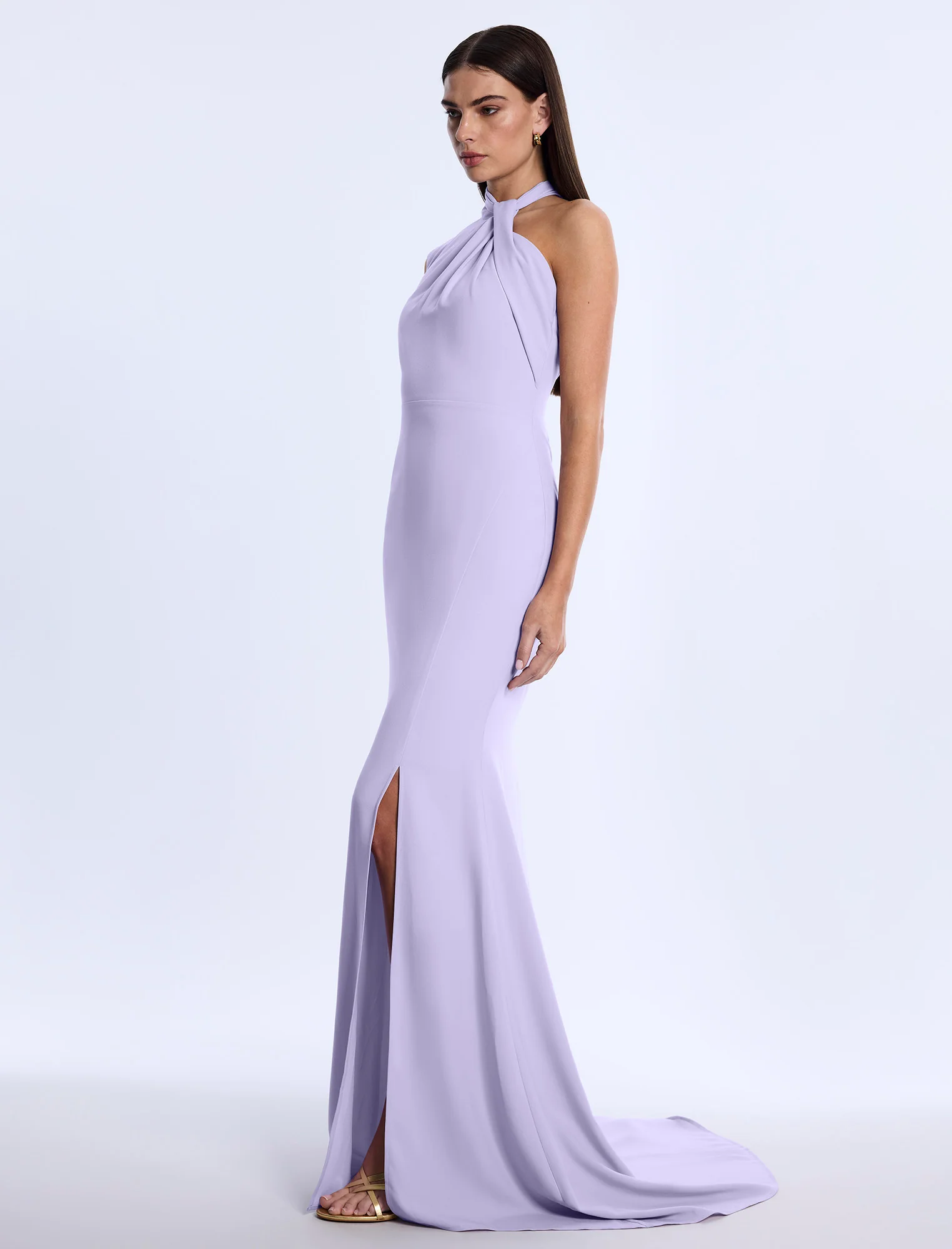 Drape Neck Gown - Image 3