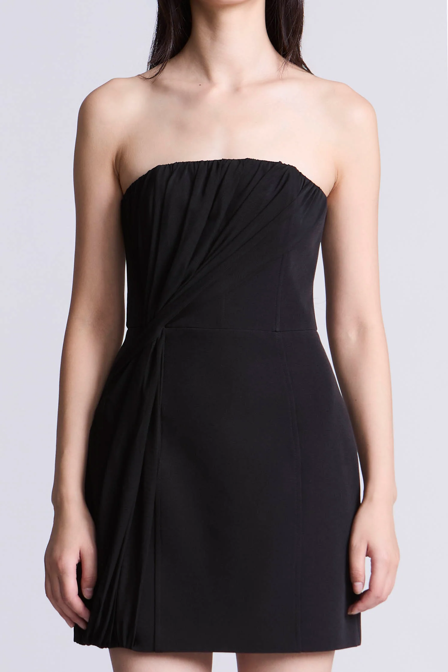 Draped Tulle Crepe Cocktail - Image 4