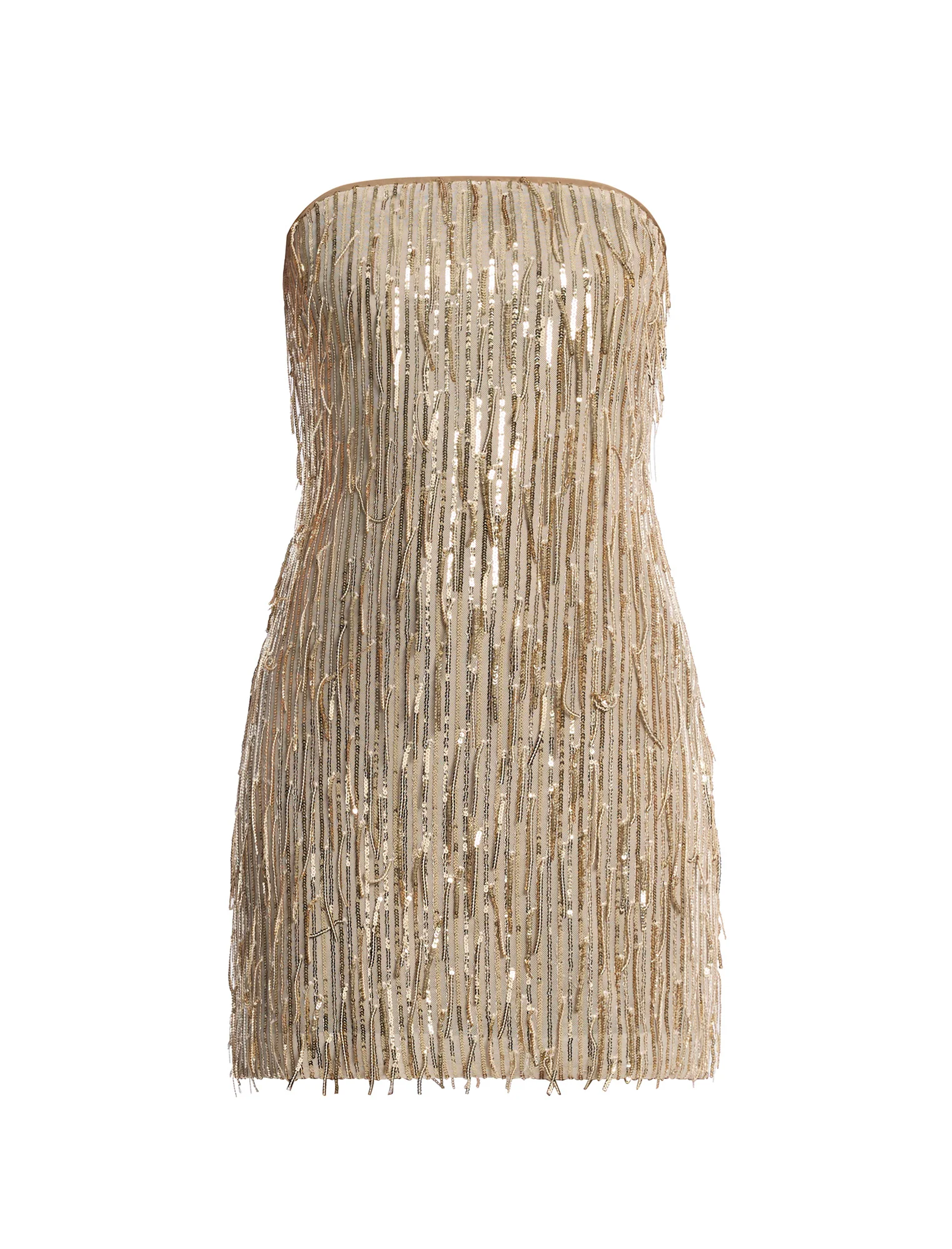 Embellished Strapless Mini Dress - Image 9