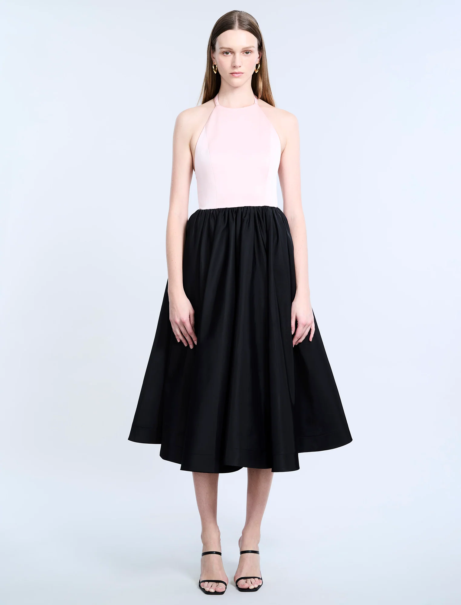 Halter Tea Length Dress - Image 4