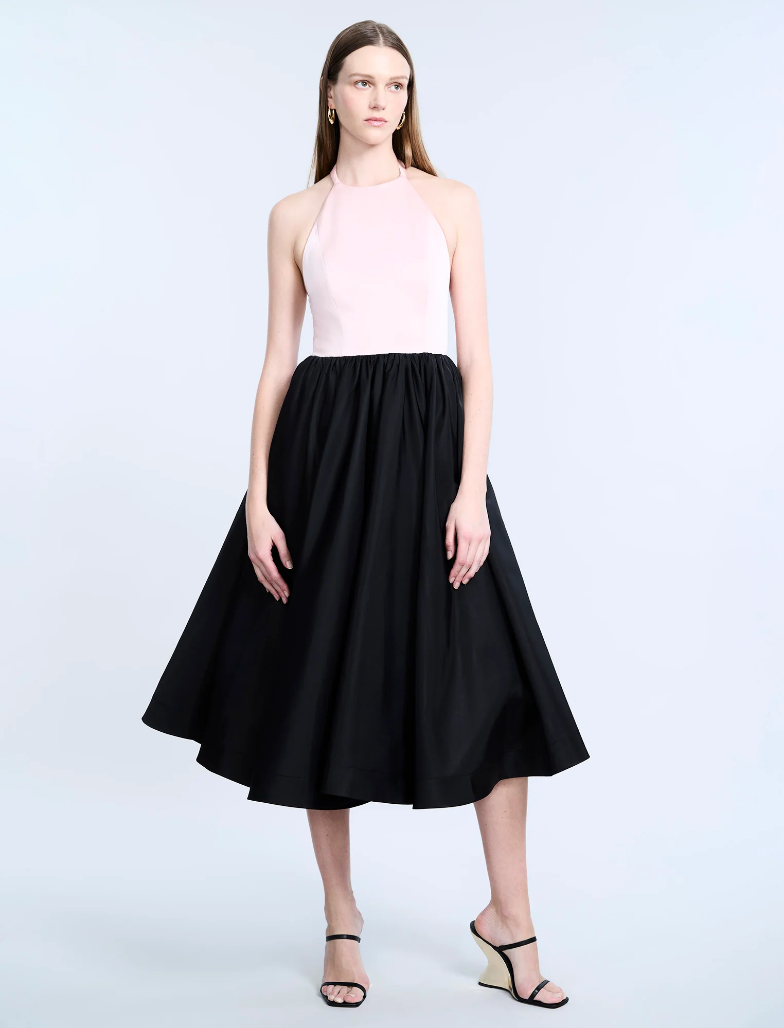 Halter Tea Length Dress - Image 5