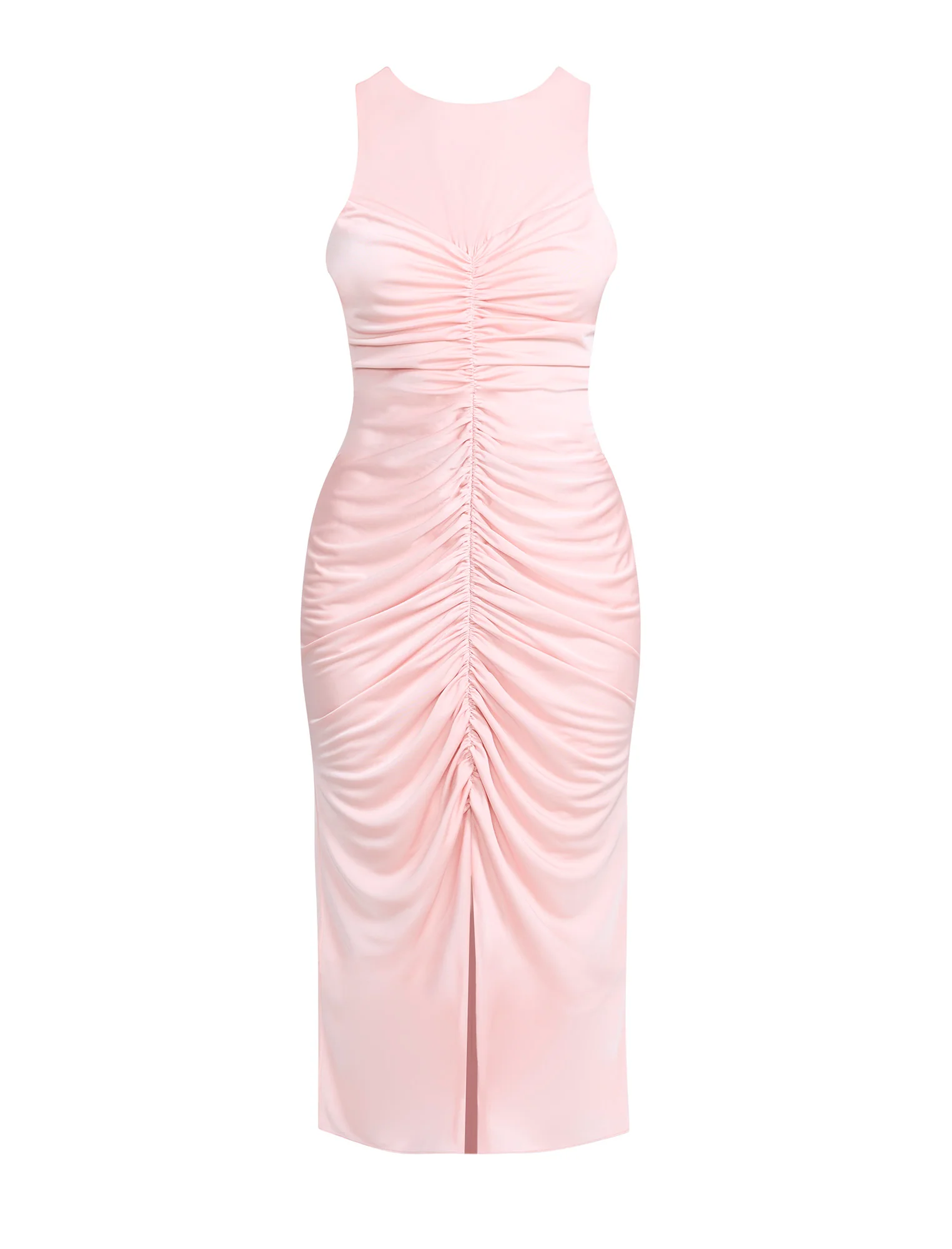 Hardware Ruched Midi Dress - Image 9
