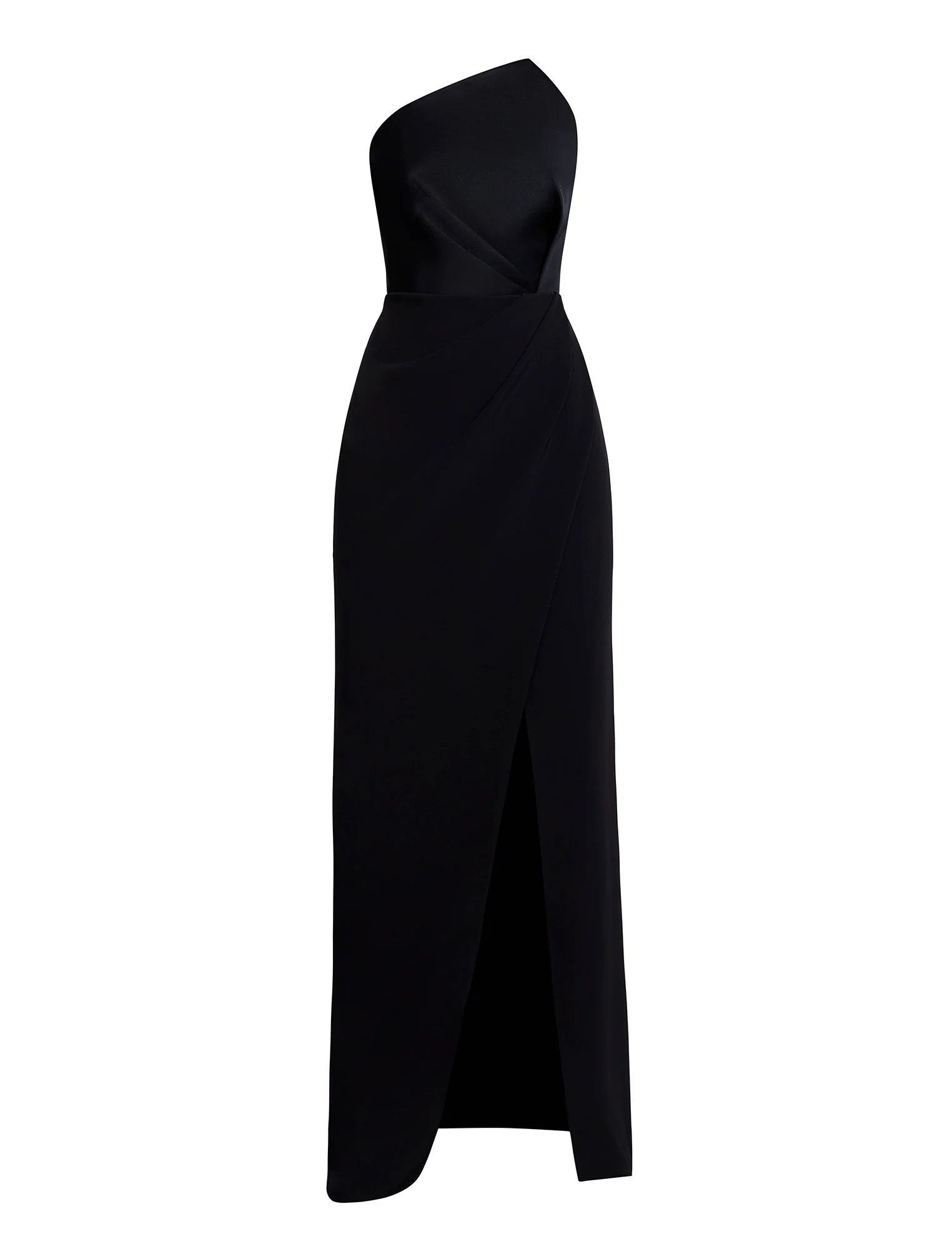 High Draped Slit Gown - Image 10