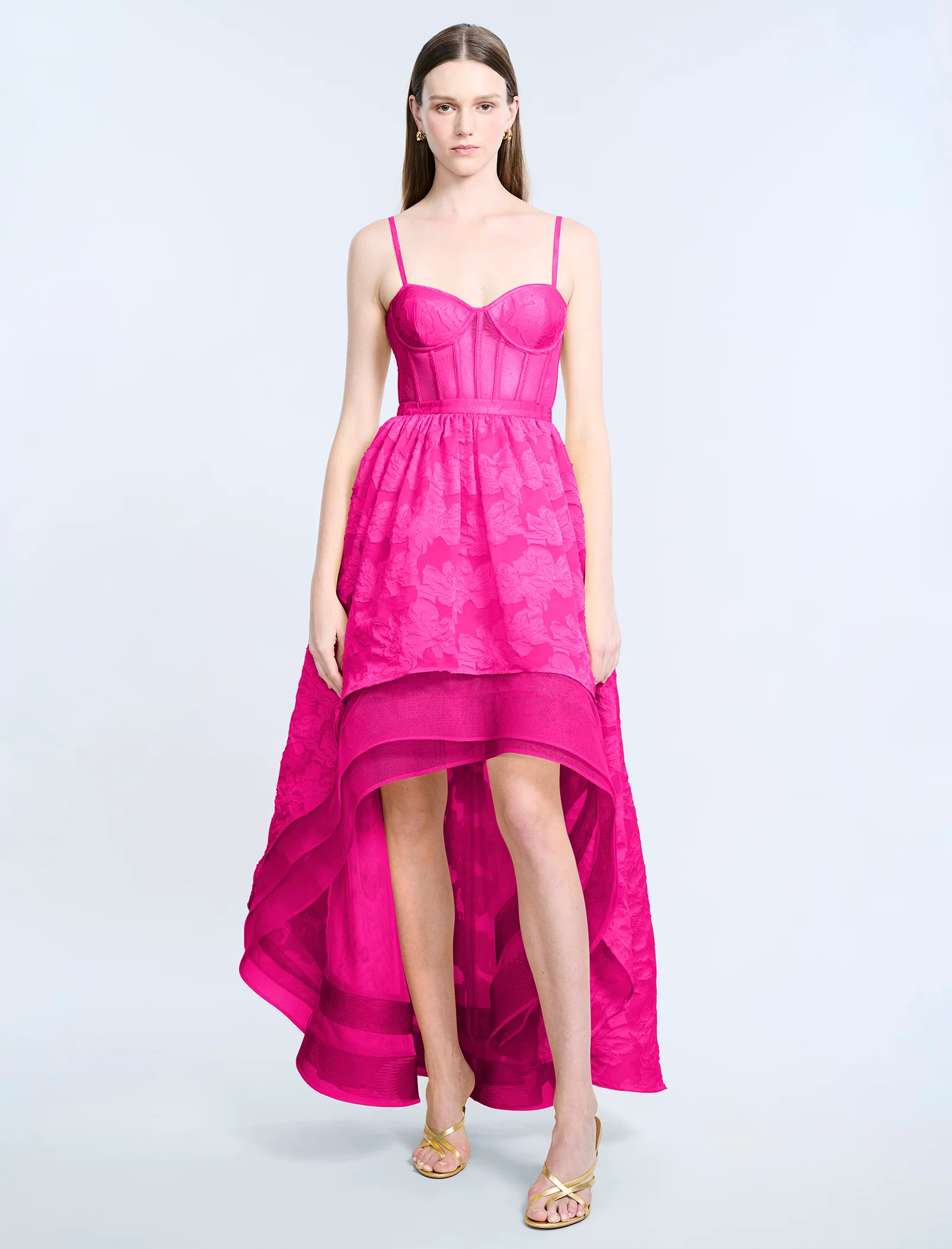 High Low Organza Tulle Gown - Image 5