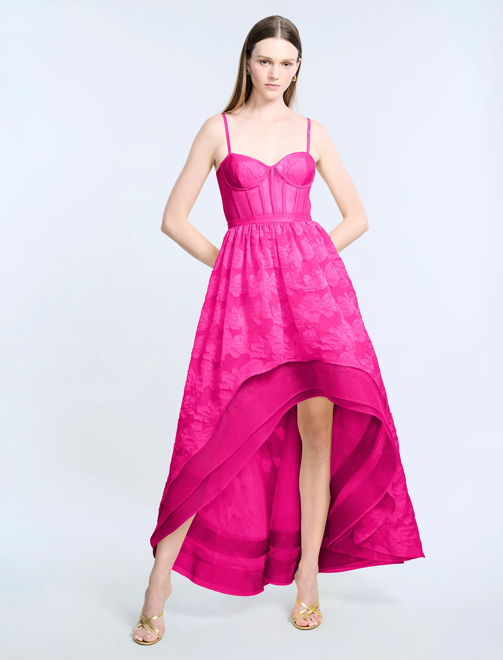 High Low Organza Tulle Gown - Image 6