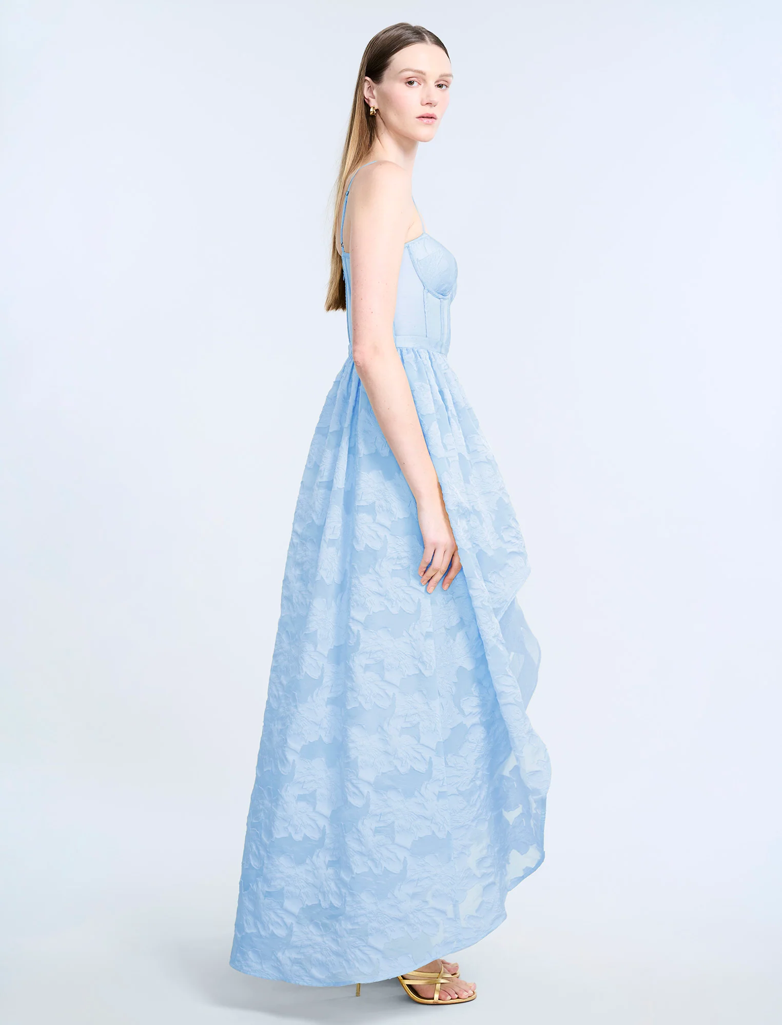 High Low Organza Tulle Gown - Image 3