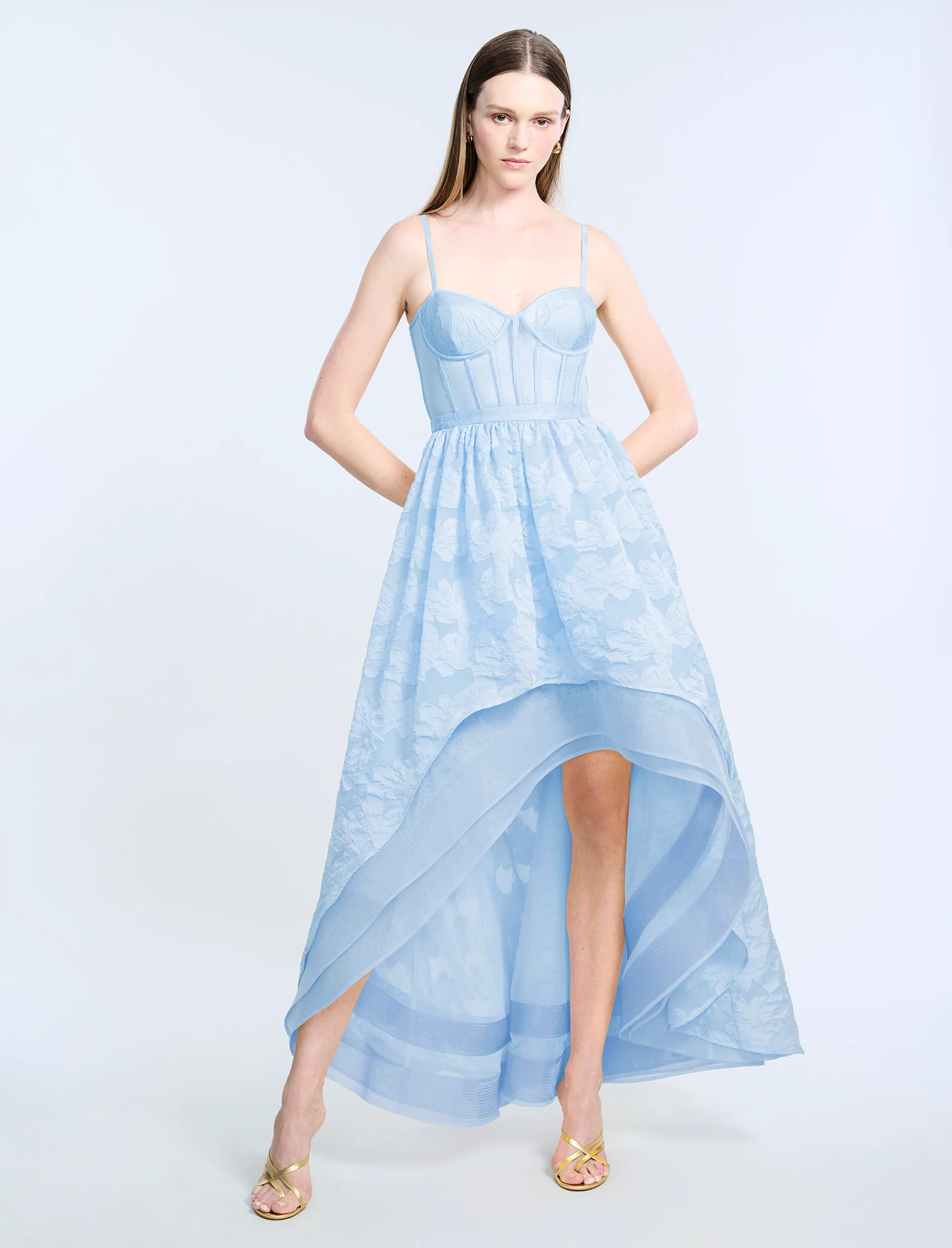 High Low Organza Tulle Gown - Image 4