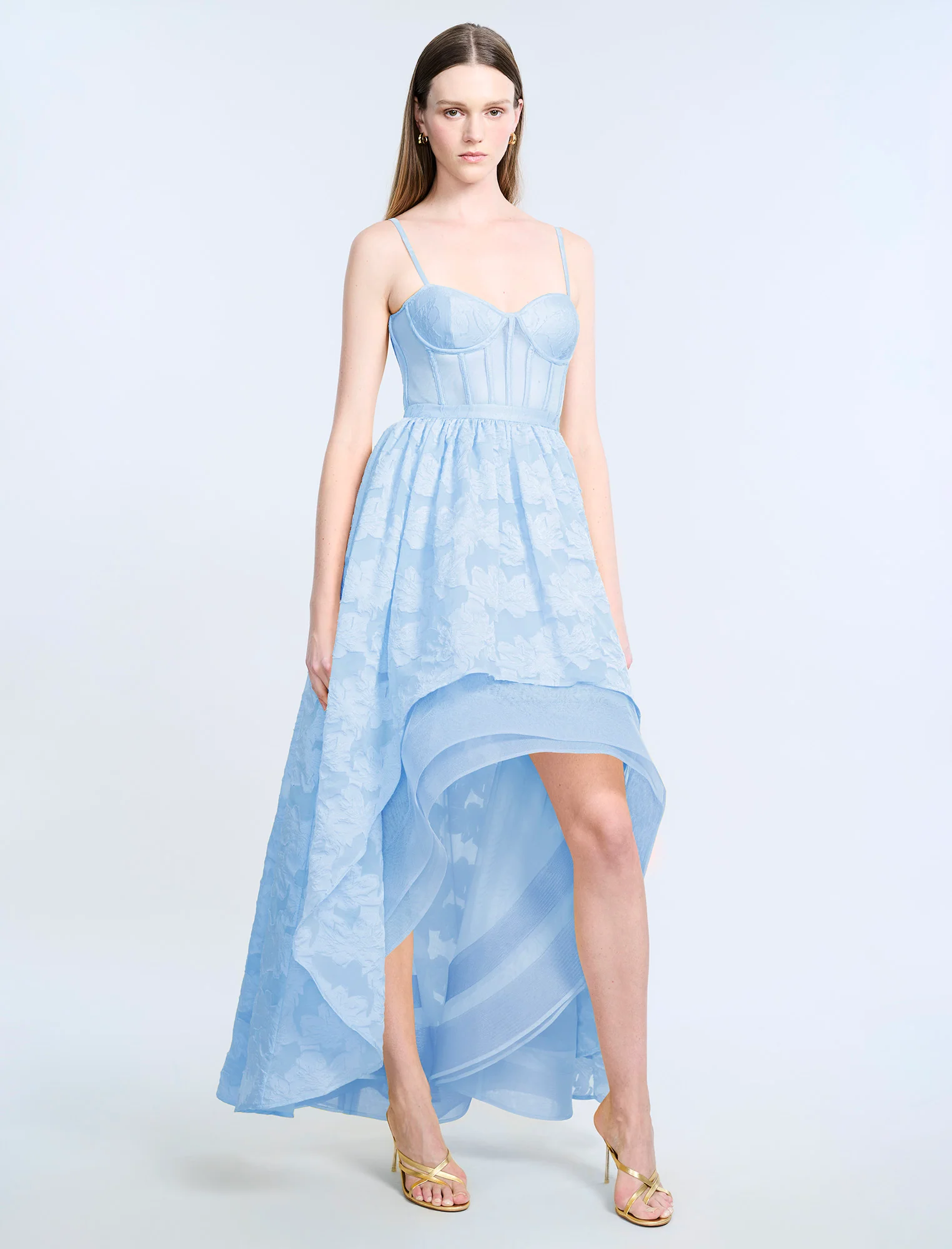 High Low Organza Tulle Gown - Image 5