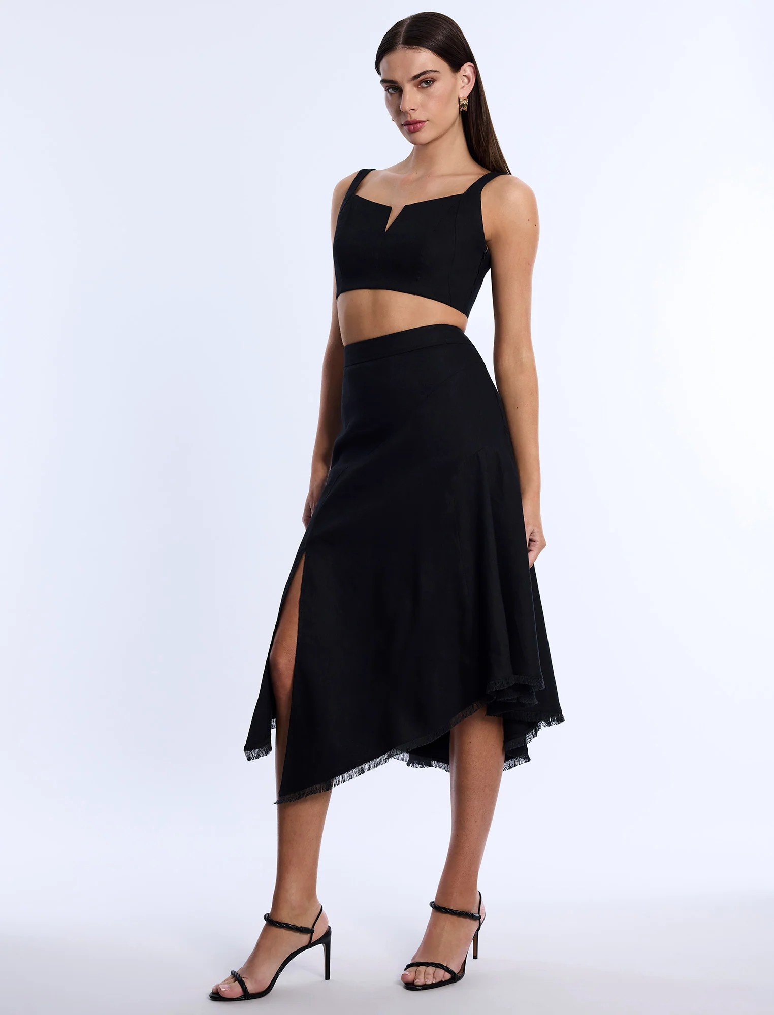 High-Slit Flared Skirt - Image 3
