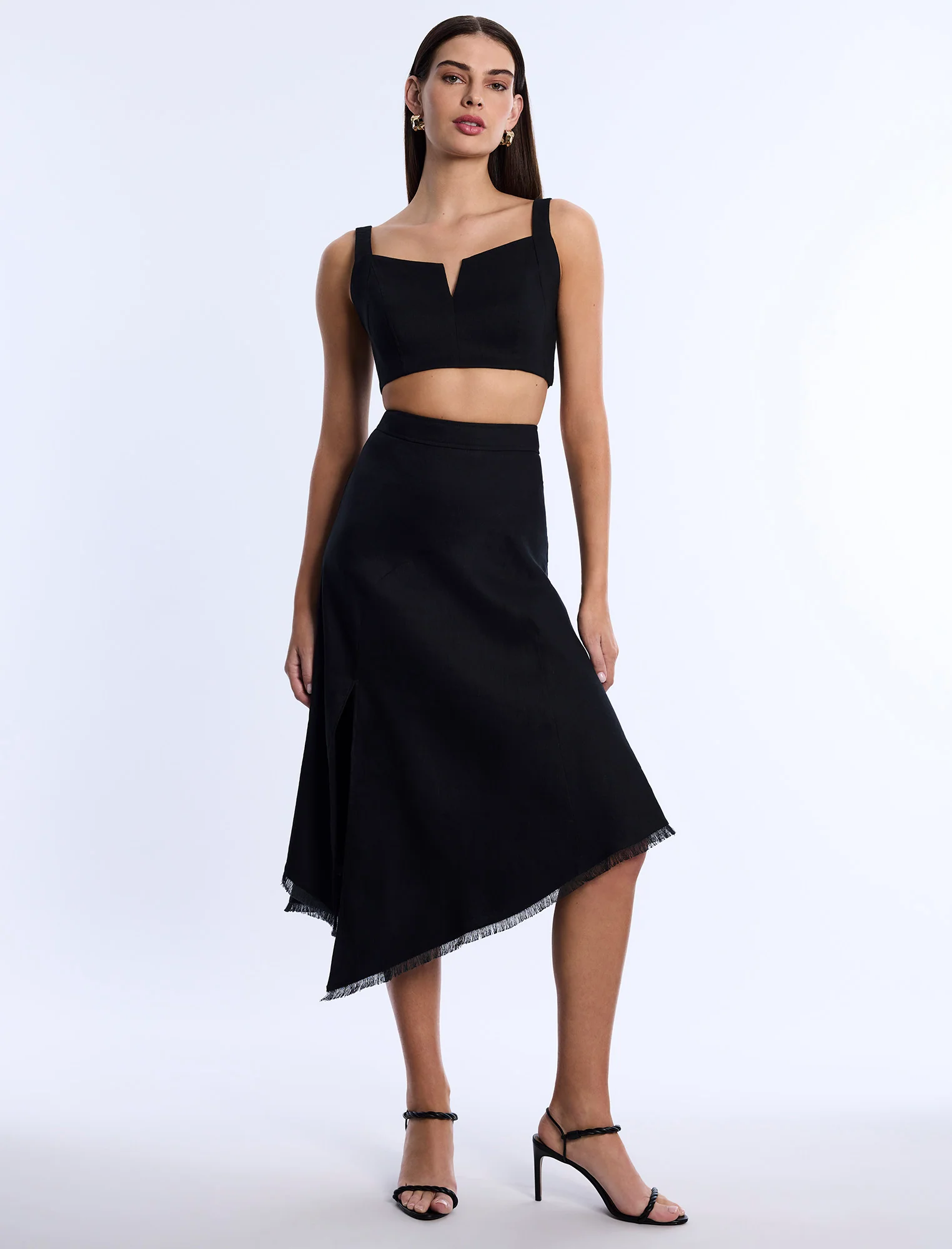 High-Slit Flared Skirt - Image 4