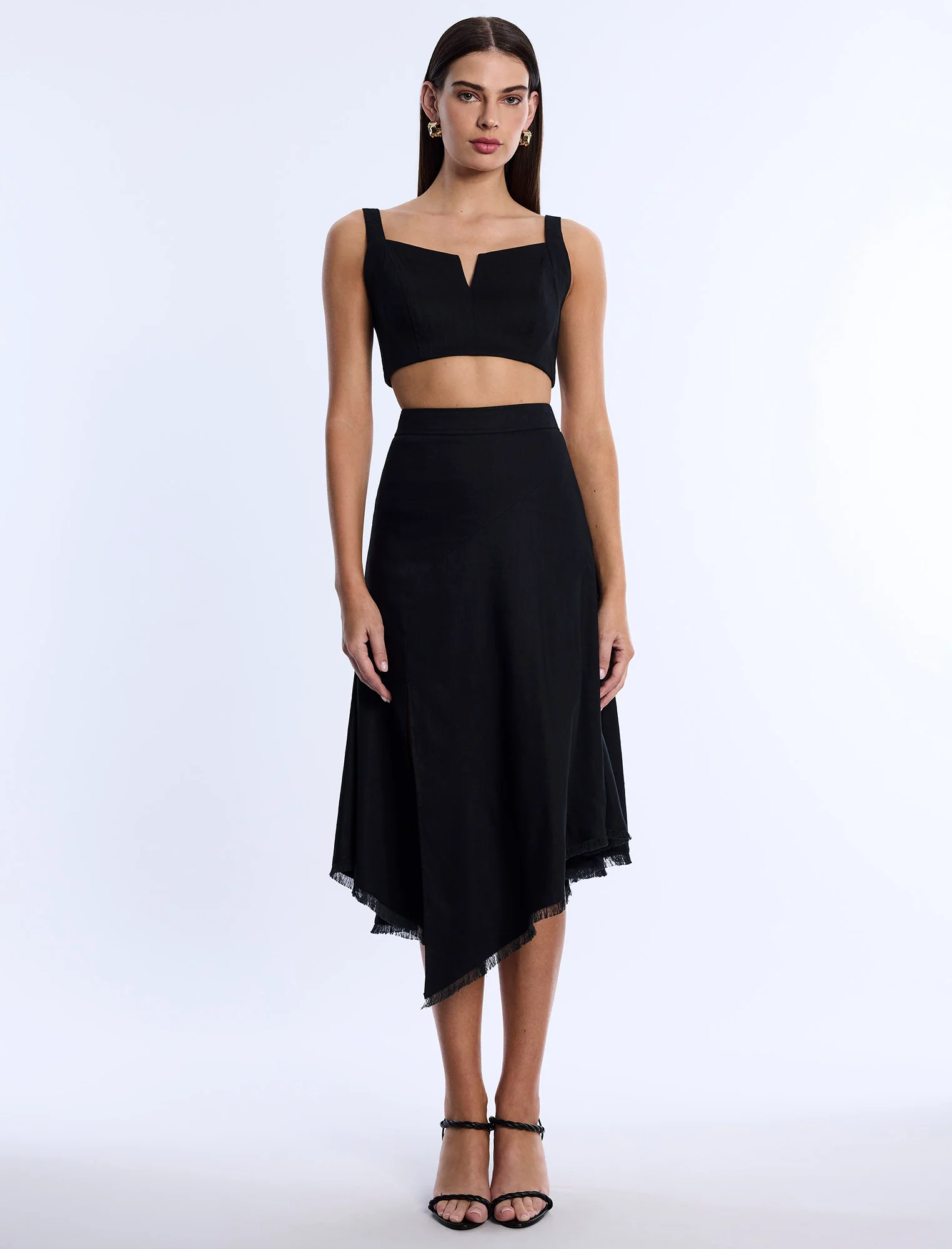 High-Slit Flared Skirt - Image 6