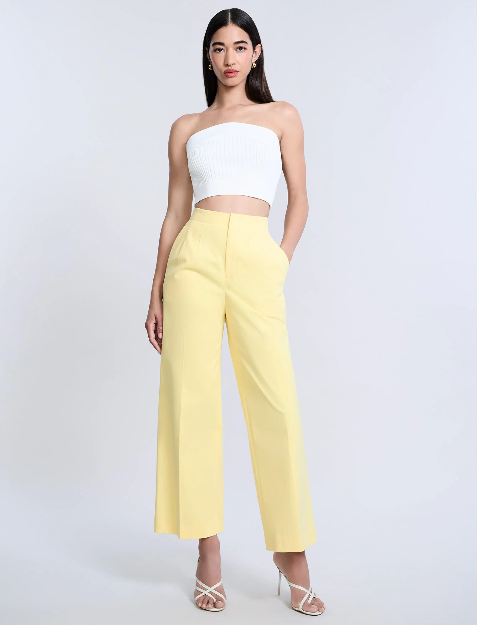 High Waist Cropped Pant