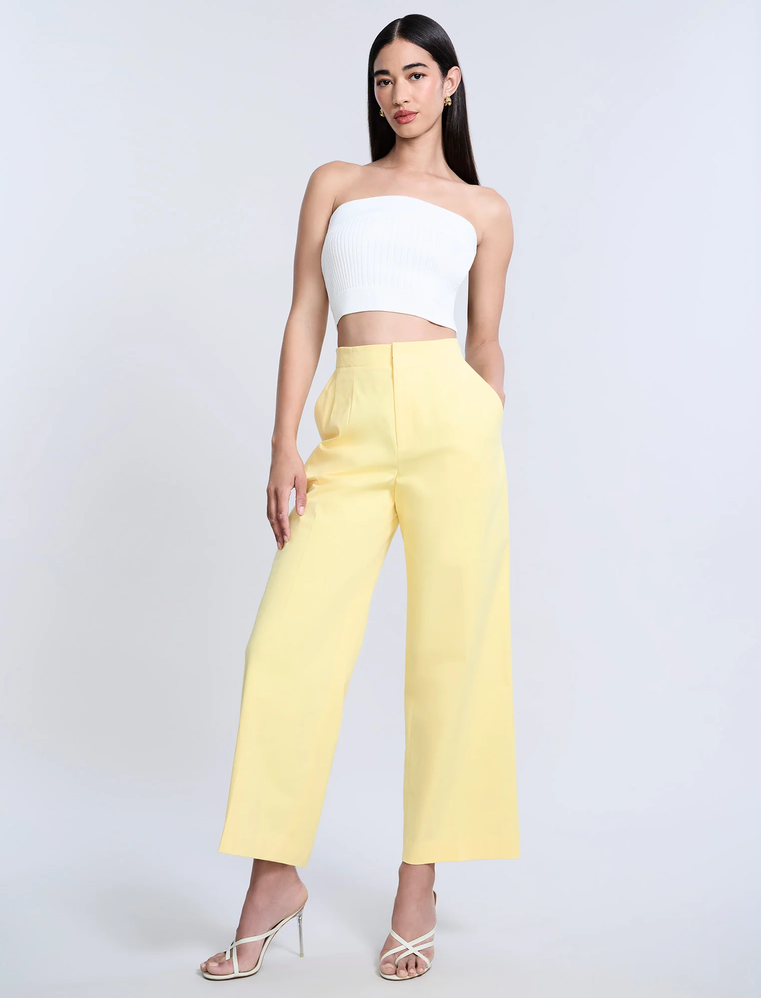 High Waist Cropped Pant - Image 6