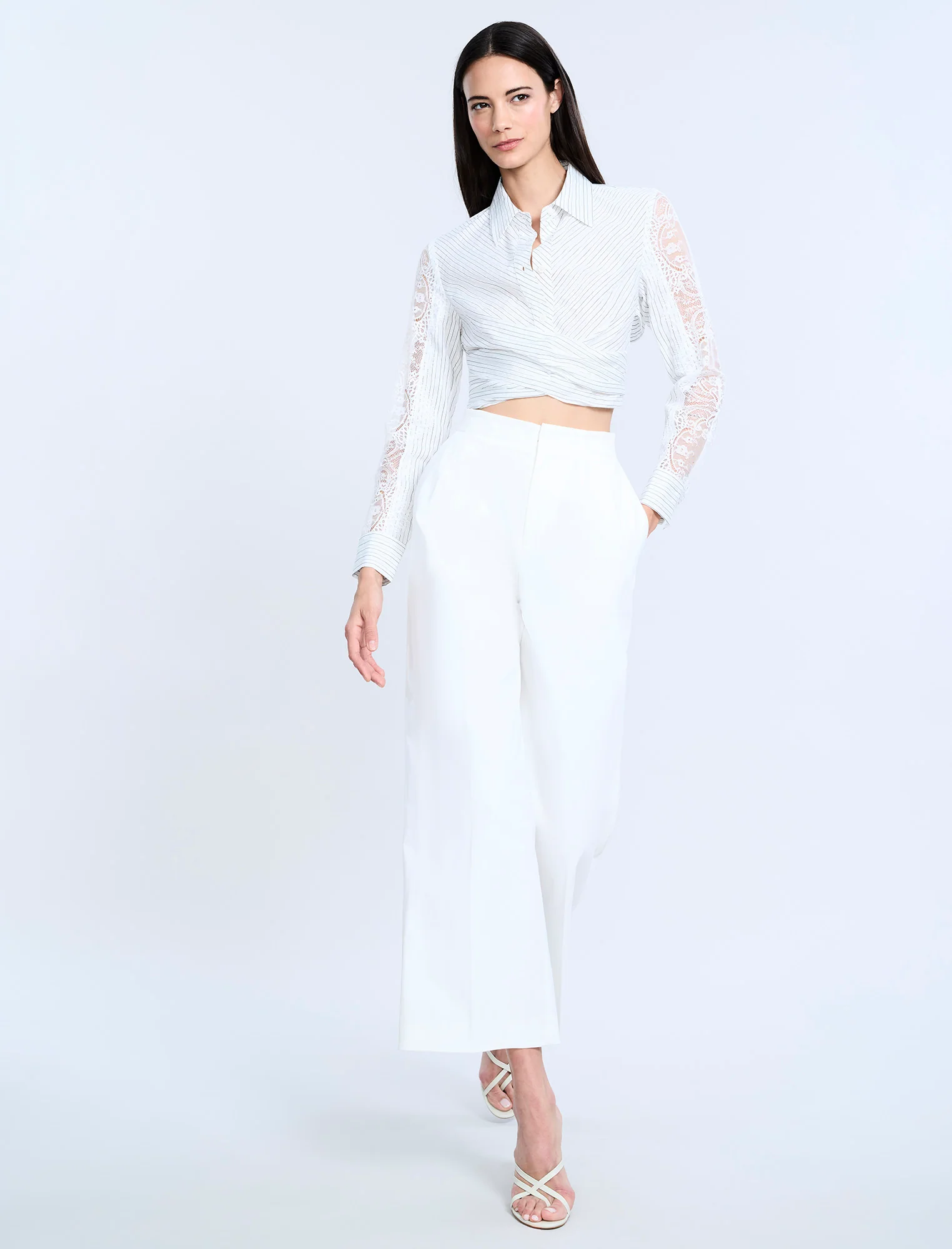 High Waist Cropped Pant - Image 4