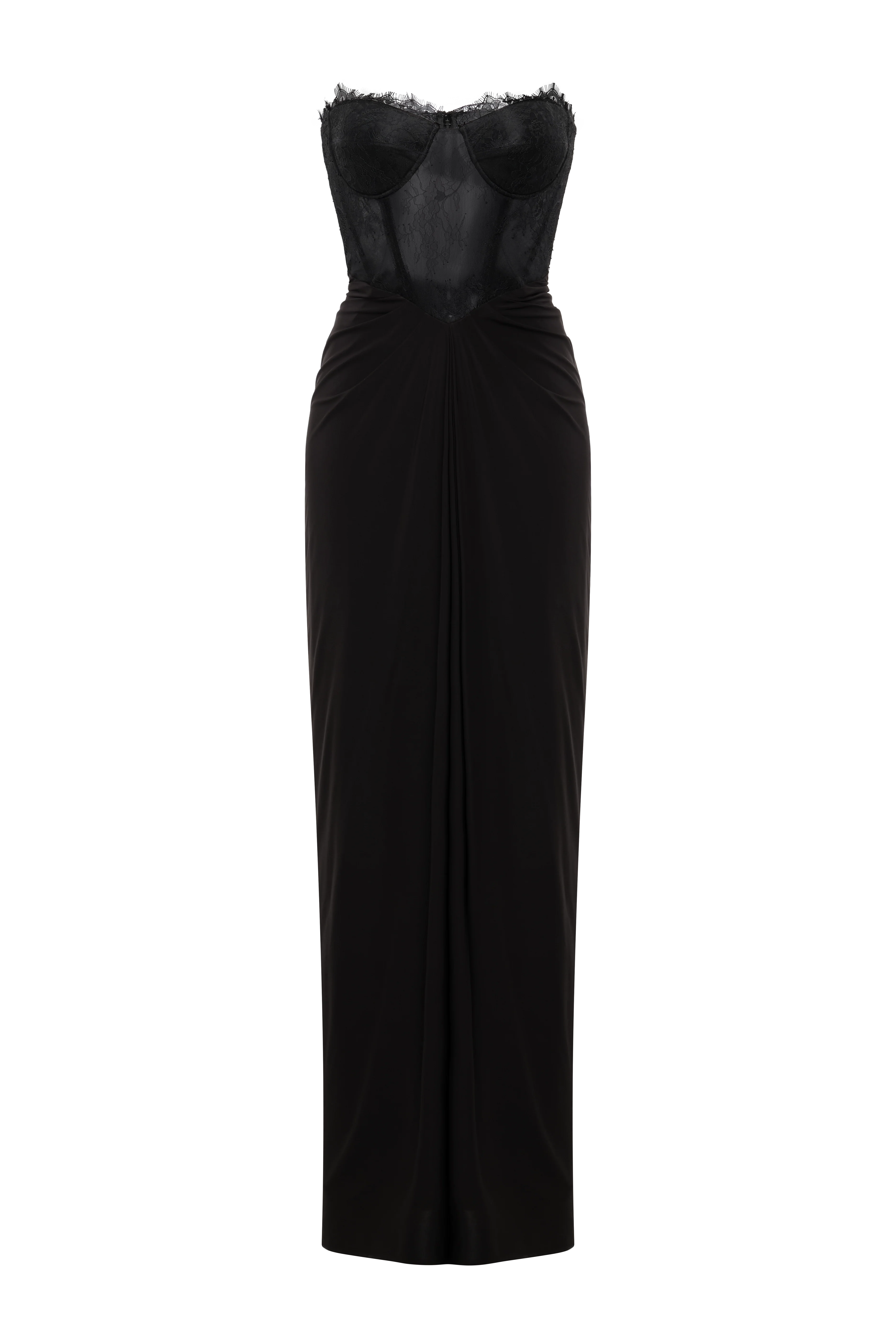 Lace & Jersey Gown - Image 6