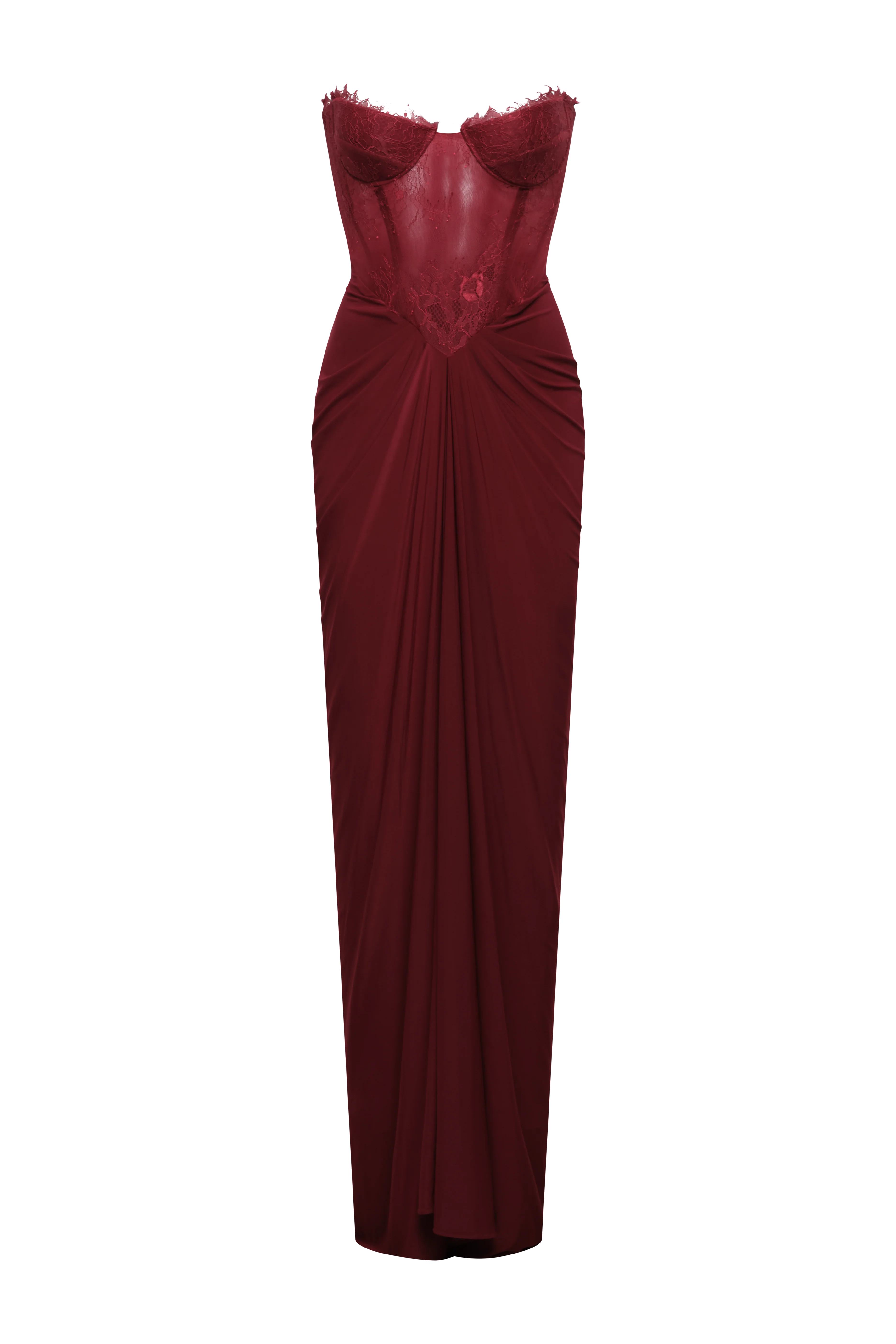 Lace & Jersey Gown - Image 11