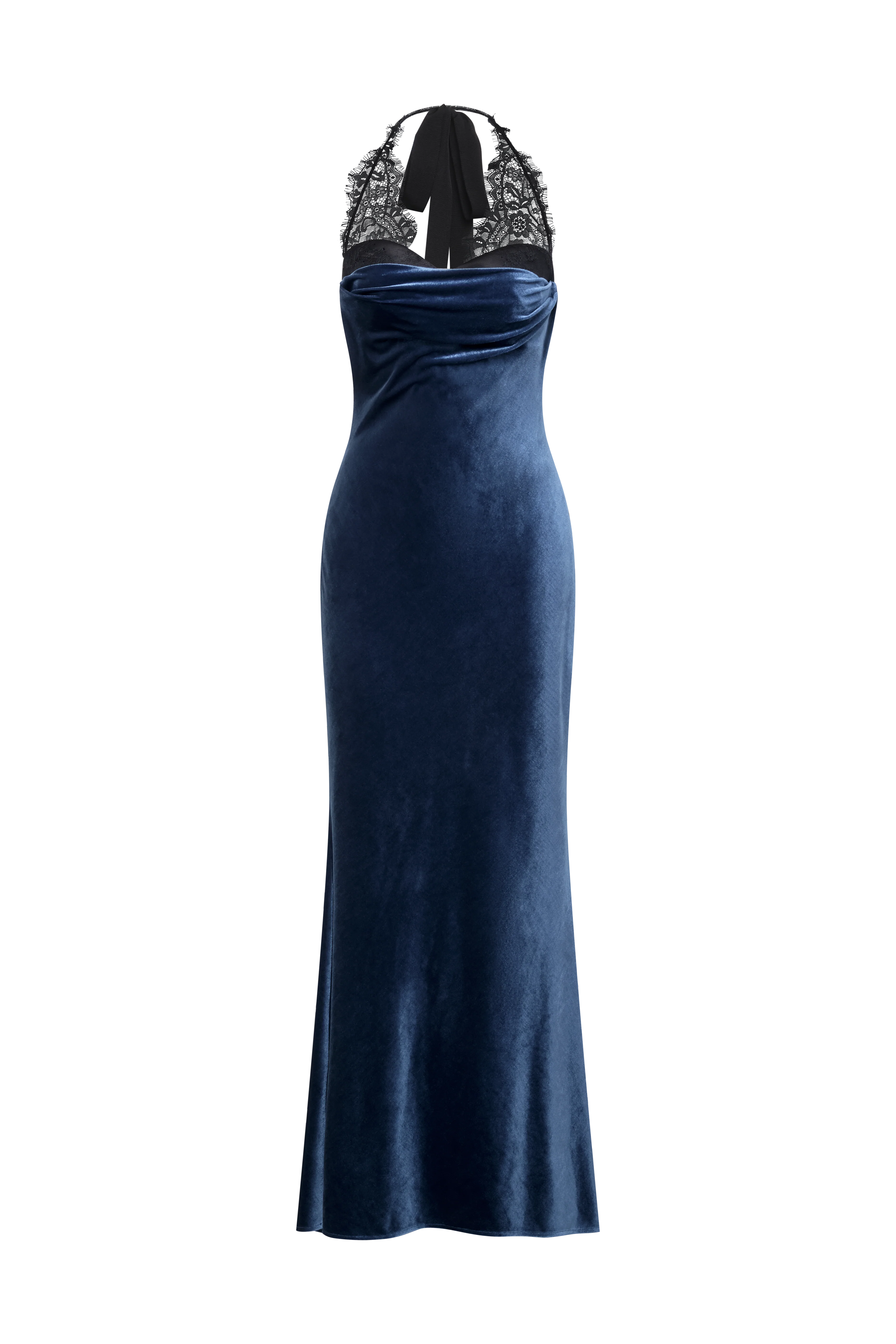 Lace Velvet Gown - Image 10