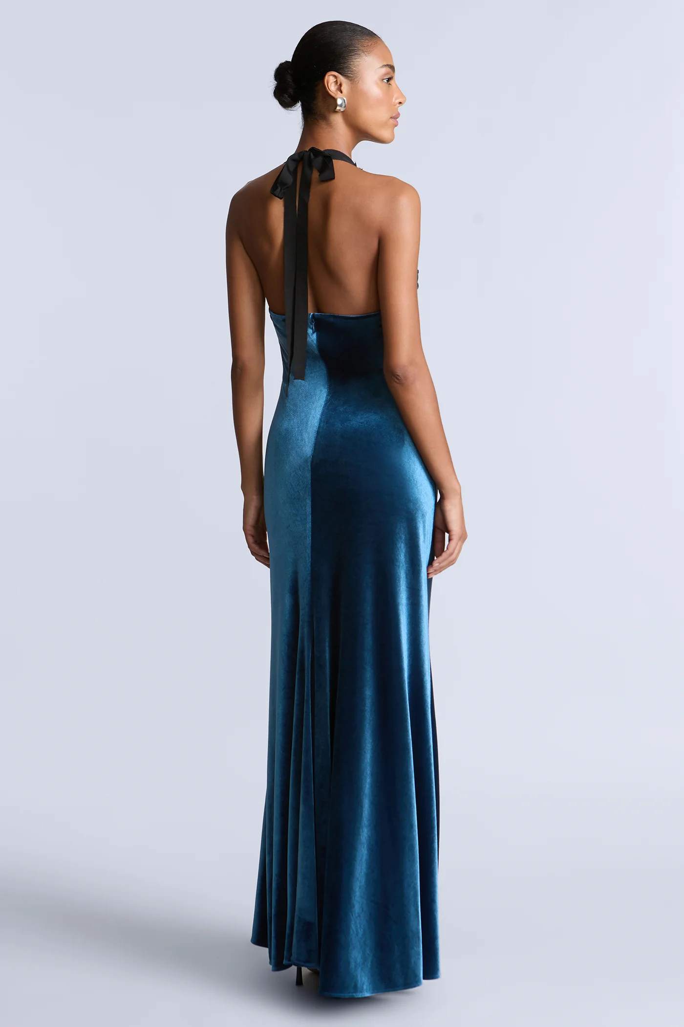 Lace Velvet Gown - Image 2