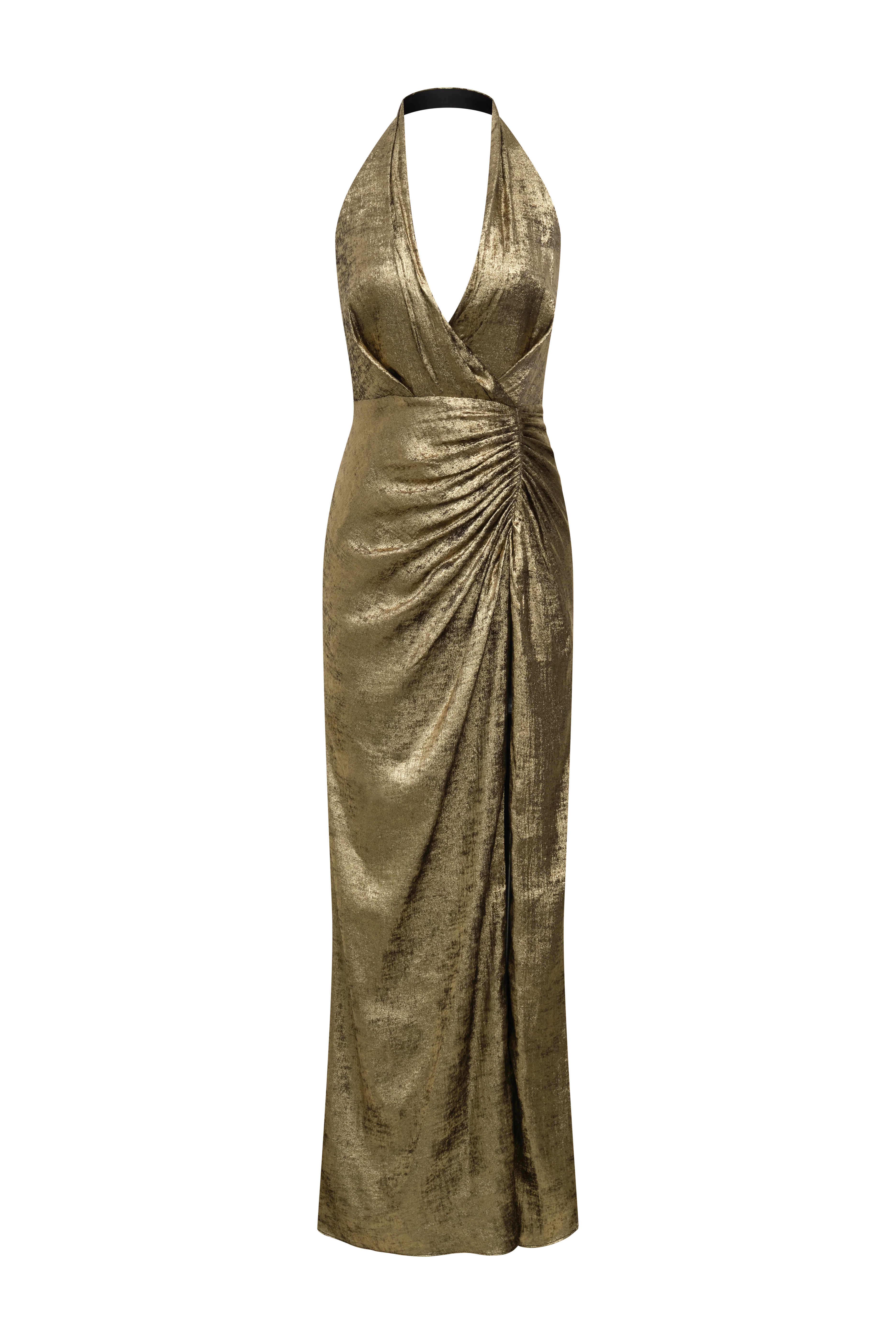 Lame Halter Gown - Image 11