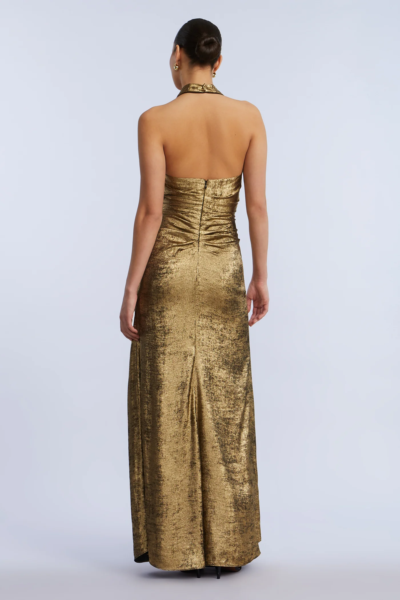 Lame Halter Gown - Image 2