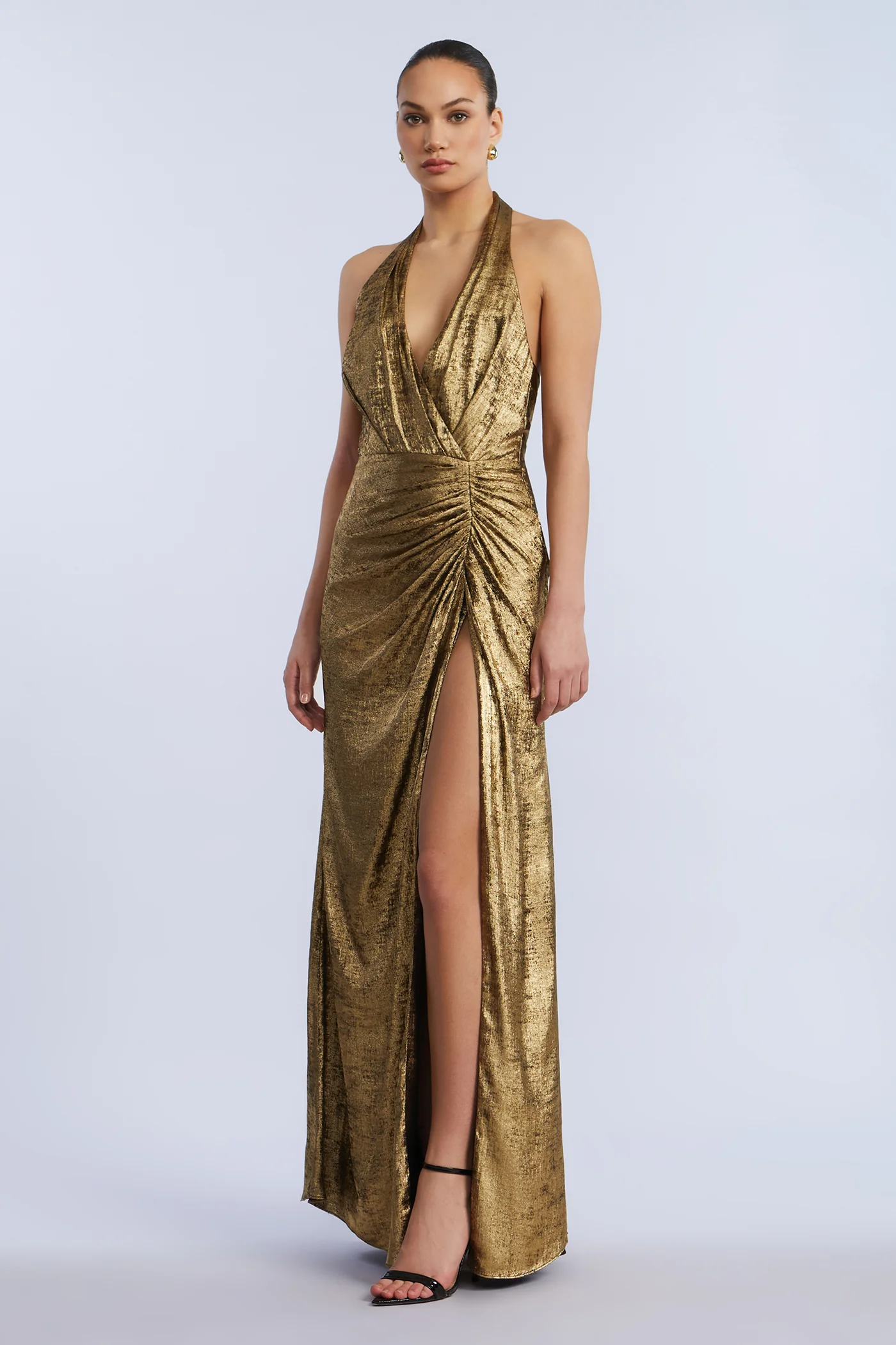 Lame Halter Gown - Image 6