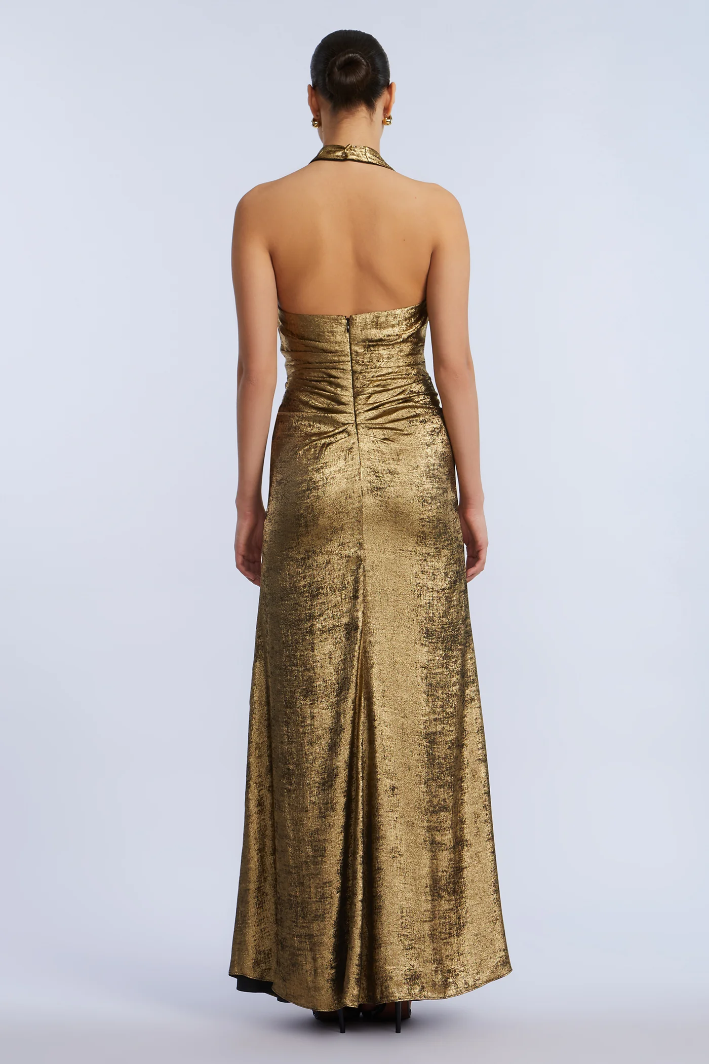 Lame Halter Gown - Image 8