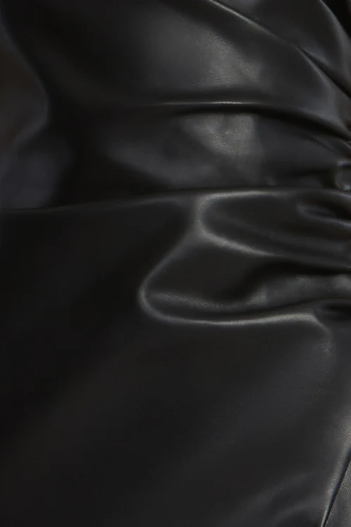 Leather Dress With Slit - Image 10