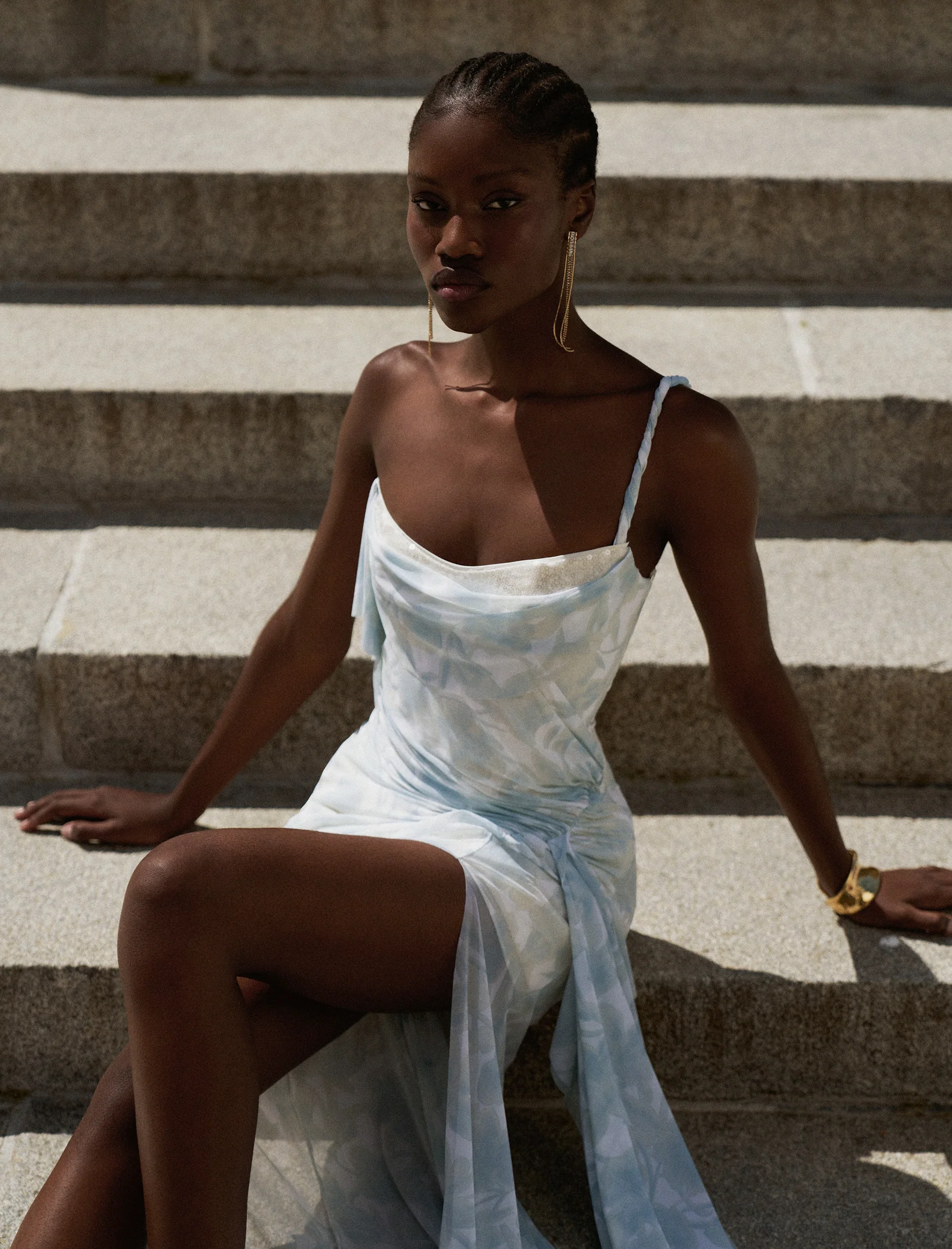 Mesh & Sequin Gown - Image 4
