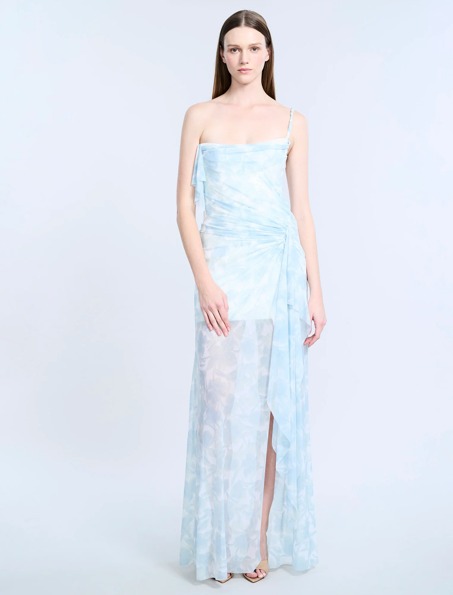 Mesh & Sequin Gown - Image 5