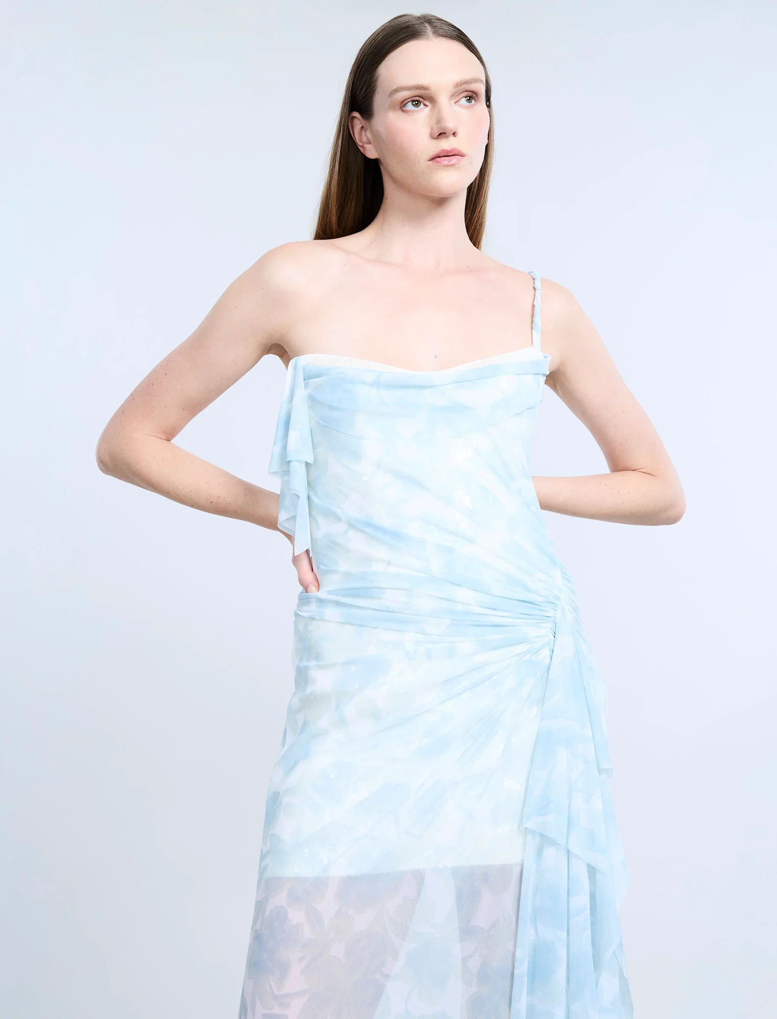 Mesh & Sequin Gown - Image 7
