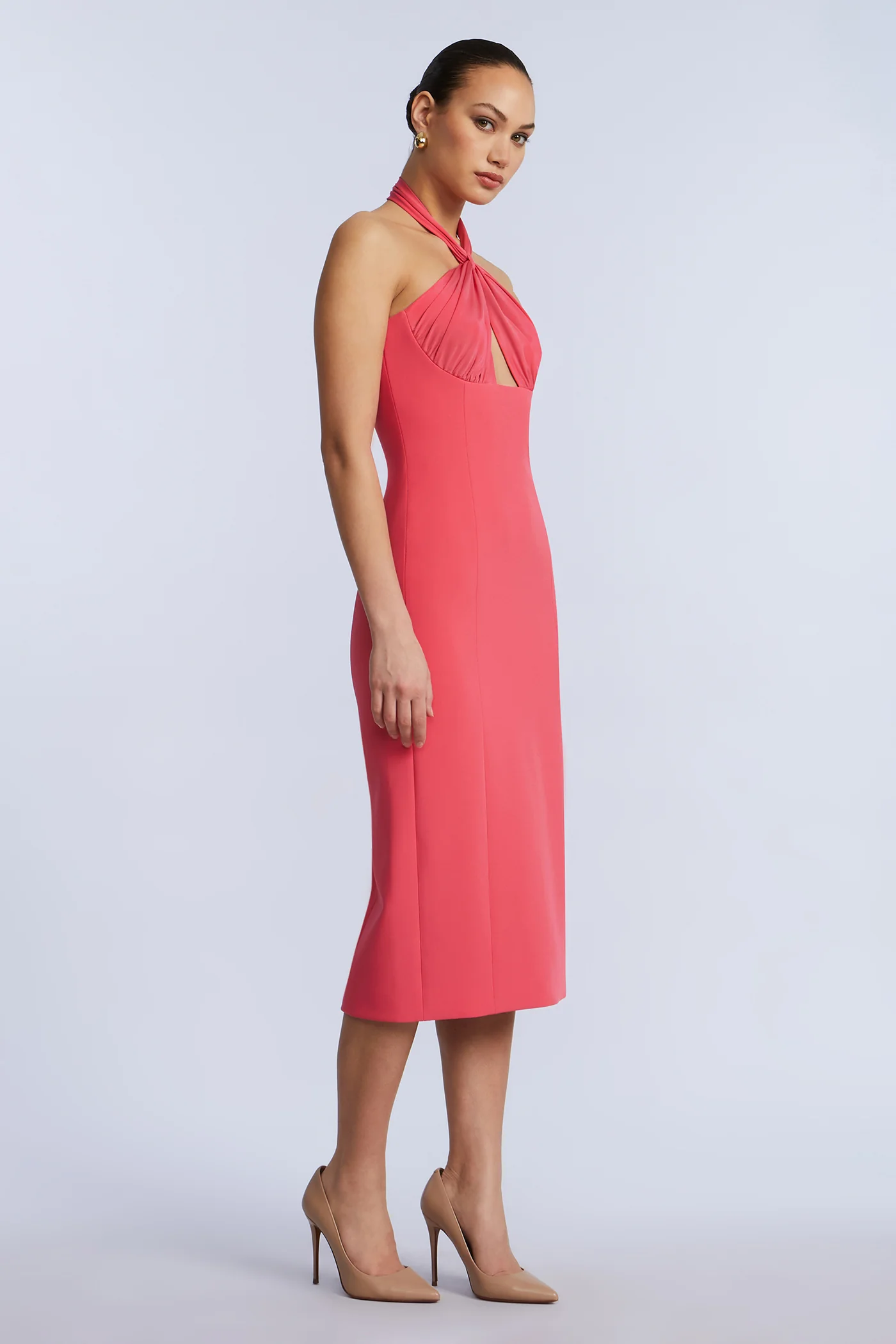 Midi Dress With A Twist - Image 3