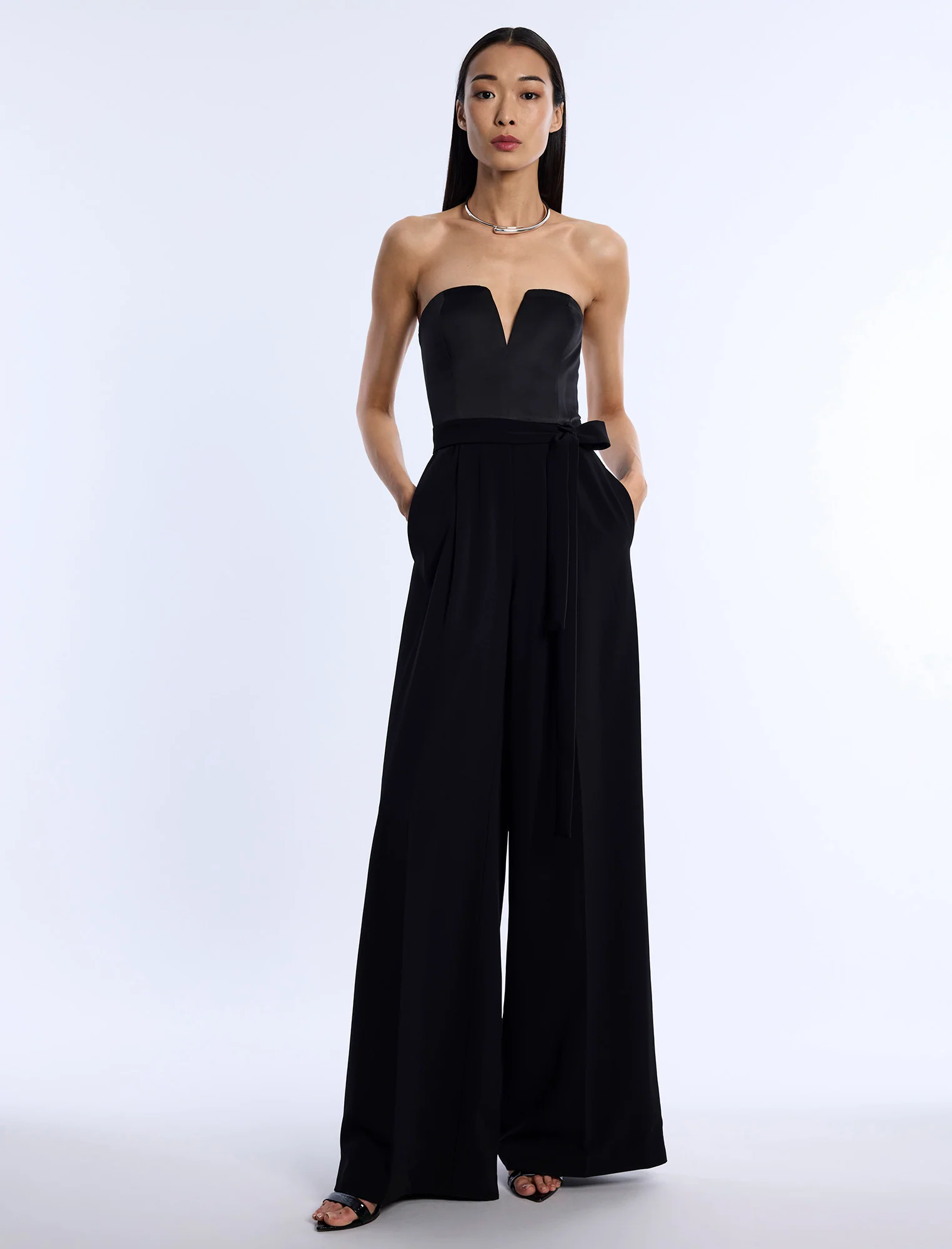 Mixed Media Jumpsuit